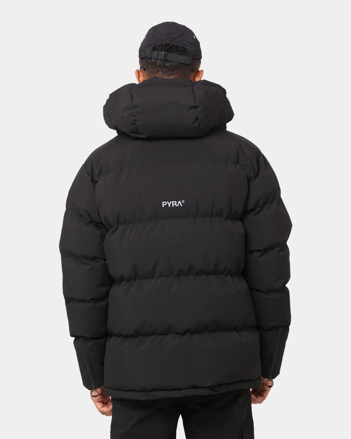 PYRA Alpine Puffa Jacket Black - Image 4