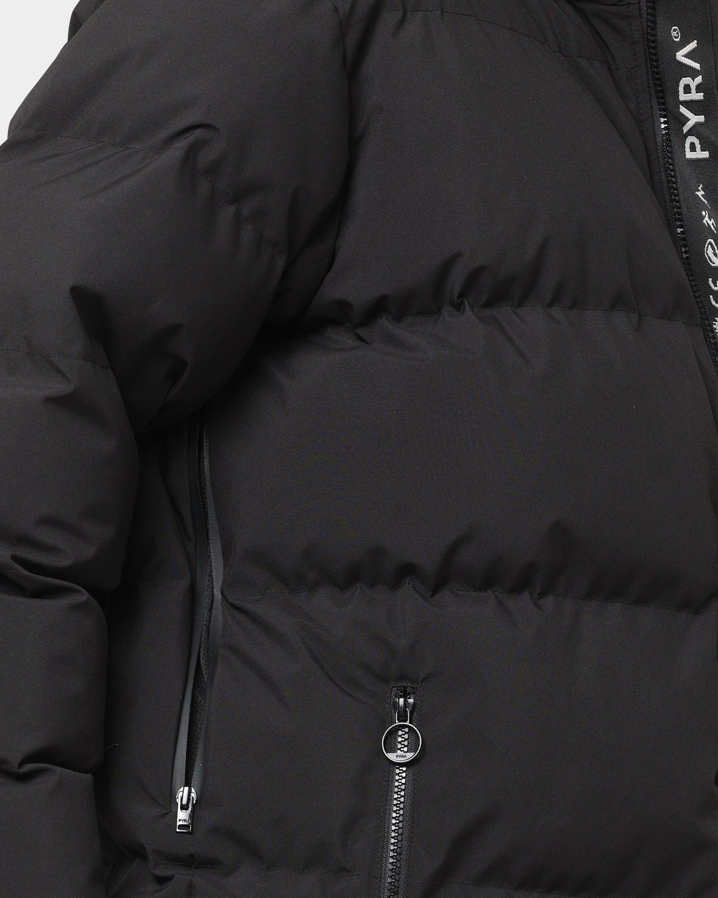 PYRA Alpine Puffa Jacket Black - Image 9