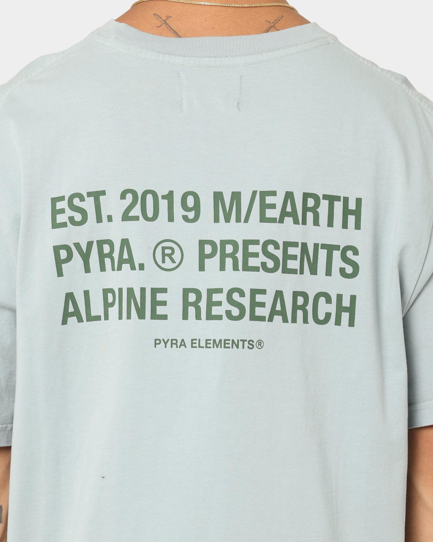 PYRA Alpine Research T-Shirt Grey Mist - Image 4