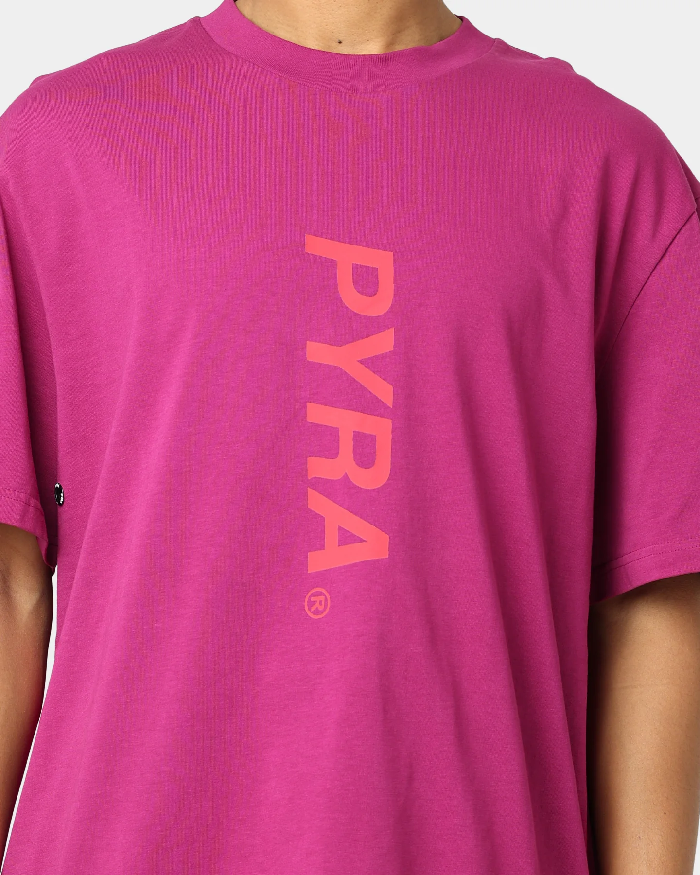 Pyra Antic Logo T-Shirt Magenta - Image 3