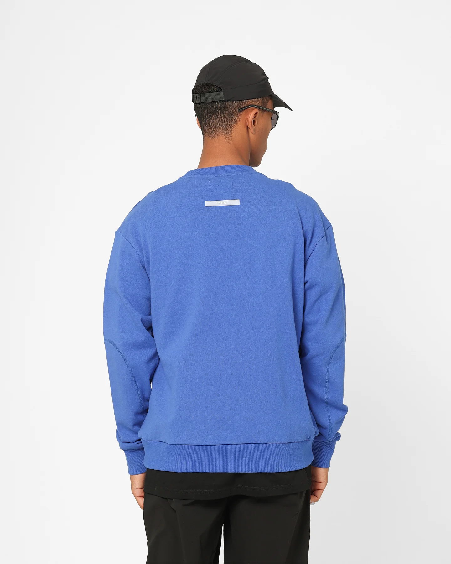 Pyra Classic Curved Crewneck Blue - Image 4