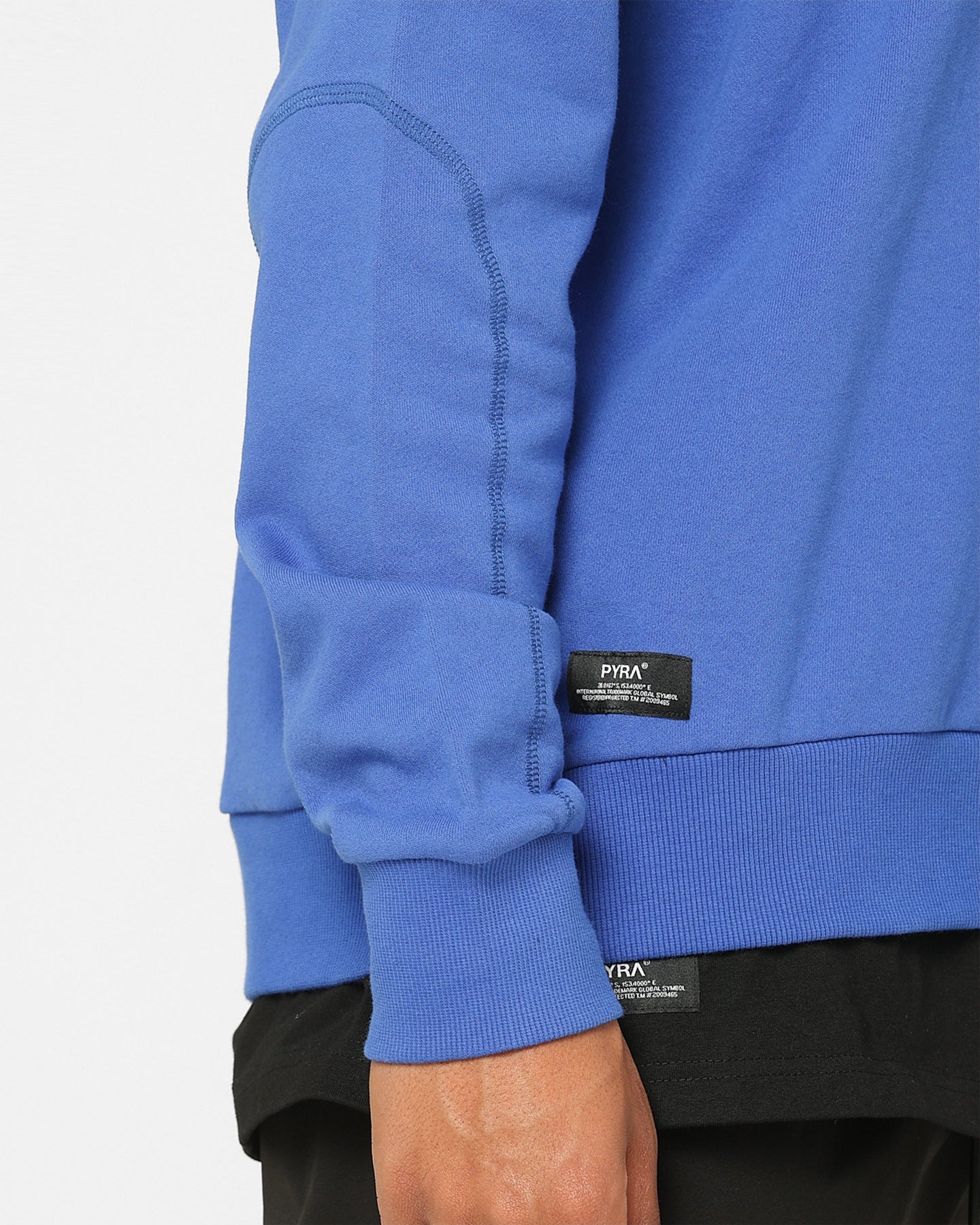Pyra Classic Curved Crewneck Blue - Image 7
