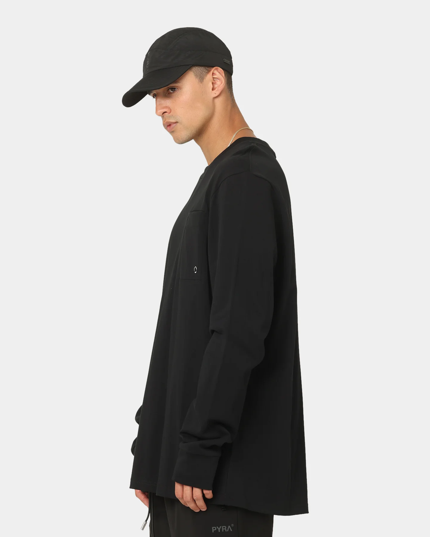 PYRA Cloud Long-Sleeve T-Shirt Black - Image 6