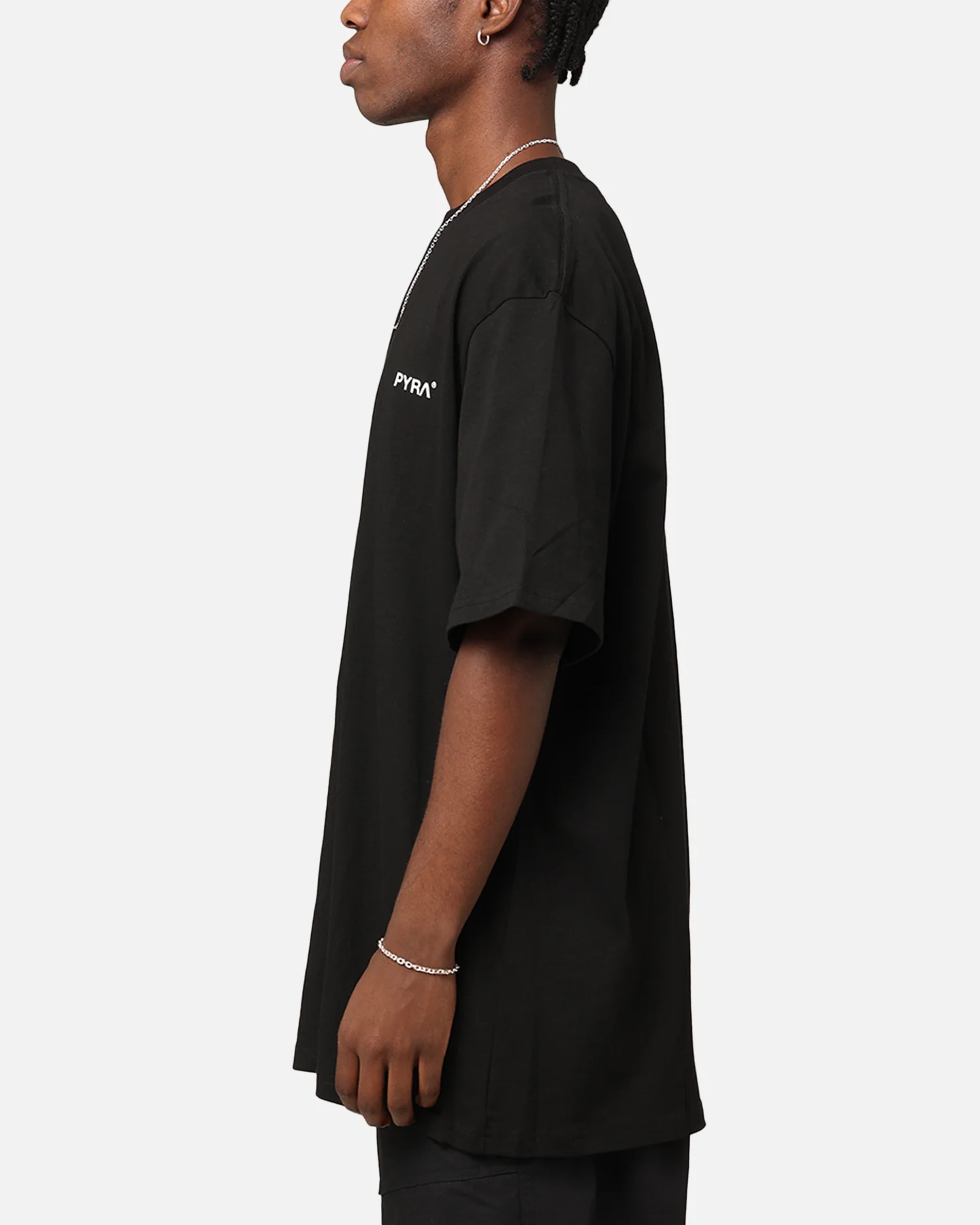 PYRA Core Logo T-Shirt Black/White - Image 5