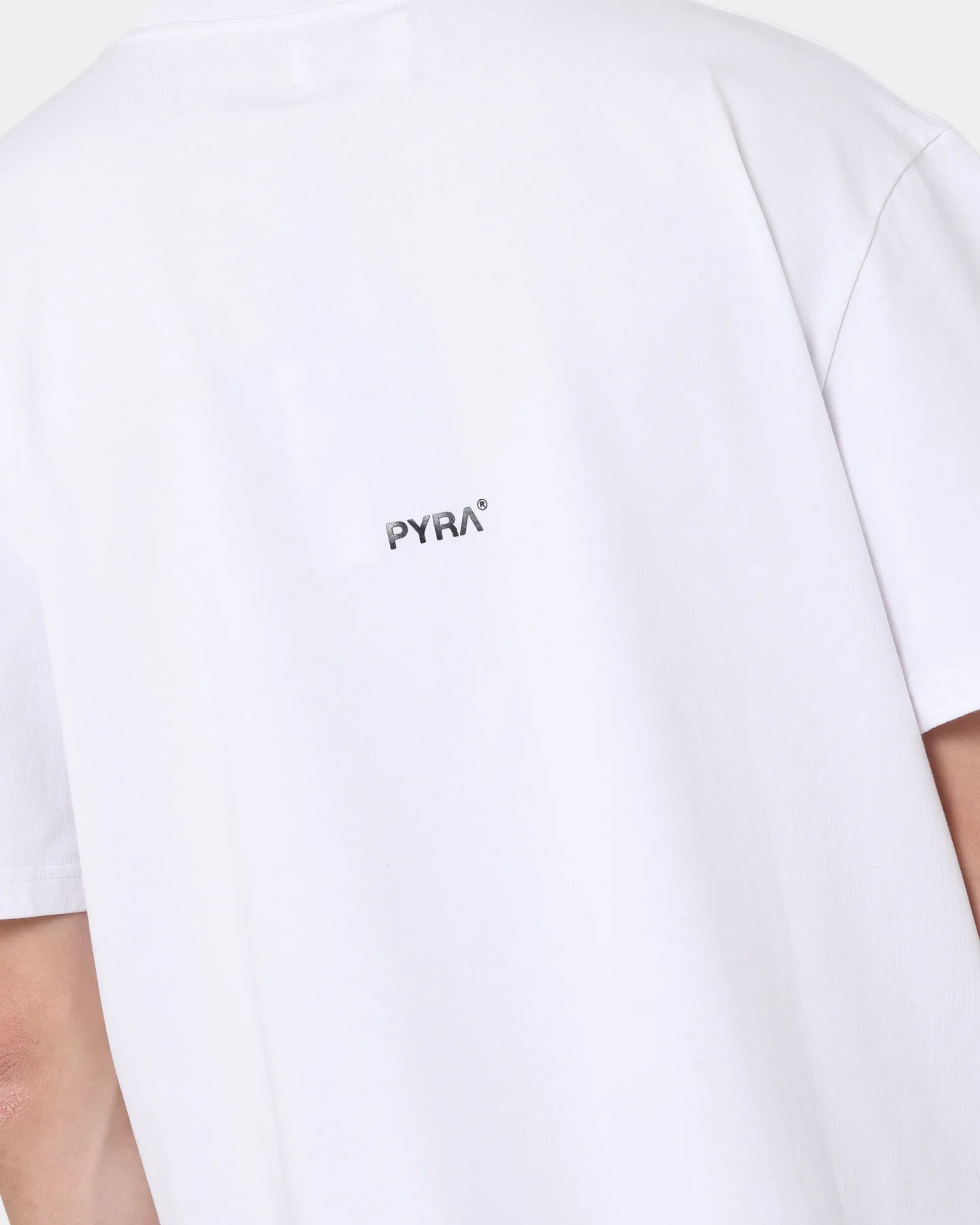 PYRA Core Logo T-Shirt White/Black - Image 8