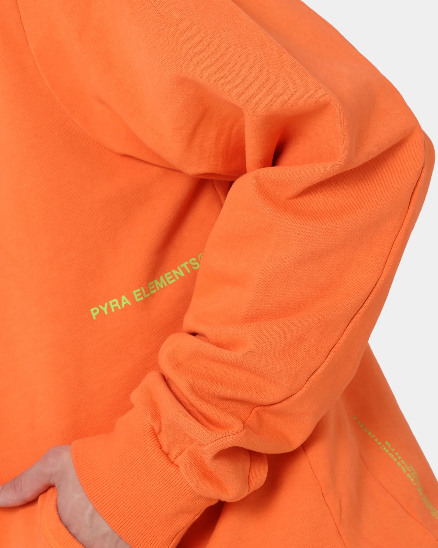PYRA Design Logo Hoodie Orange - Image 11
