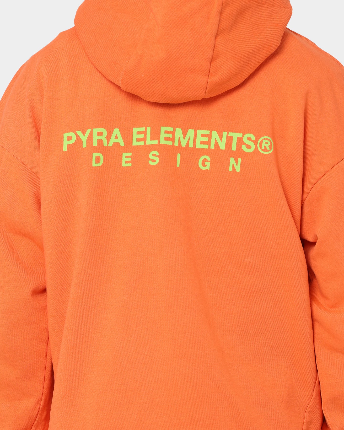 PYRA Design Logo Hoodie Orange - Image 5
