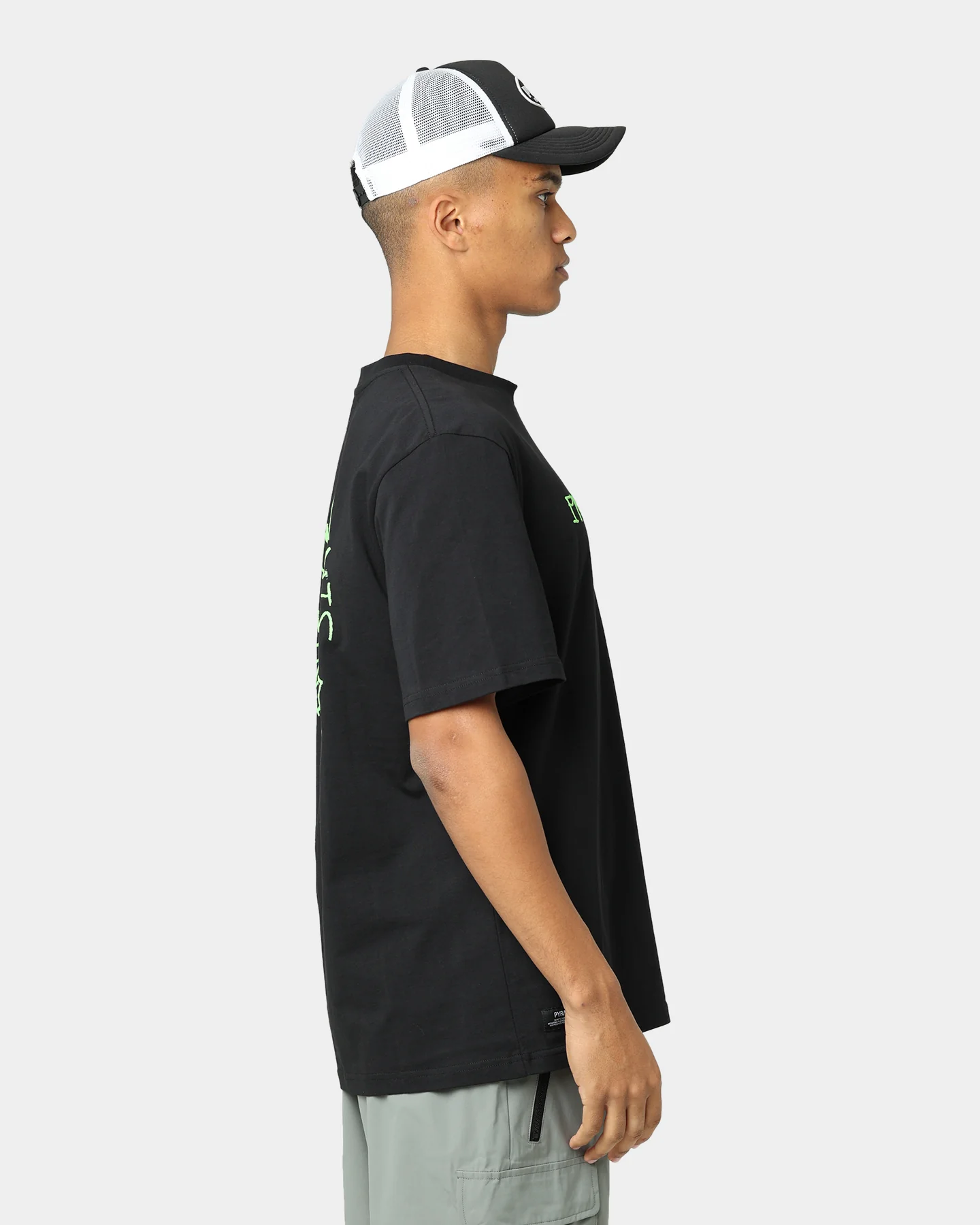 Pyra Engineer T-Shirt Black/Green - Image 13