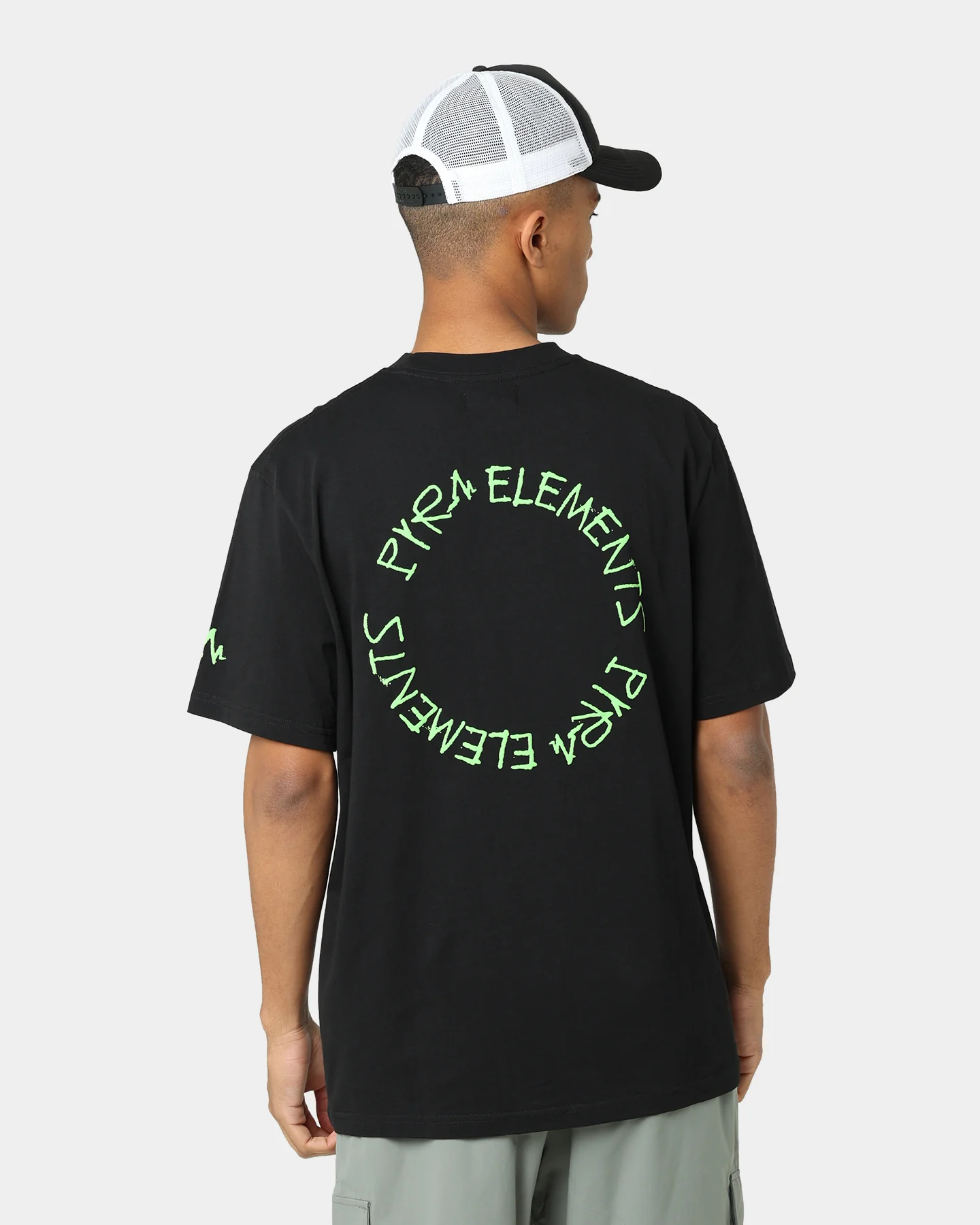 Pyra Engineer T-Shirt Black/Green - Image 3
