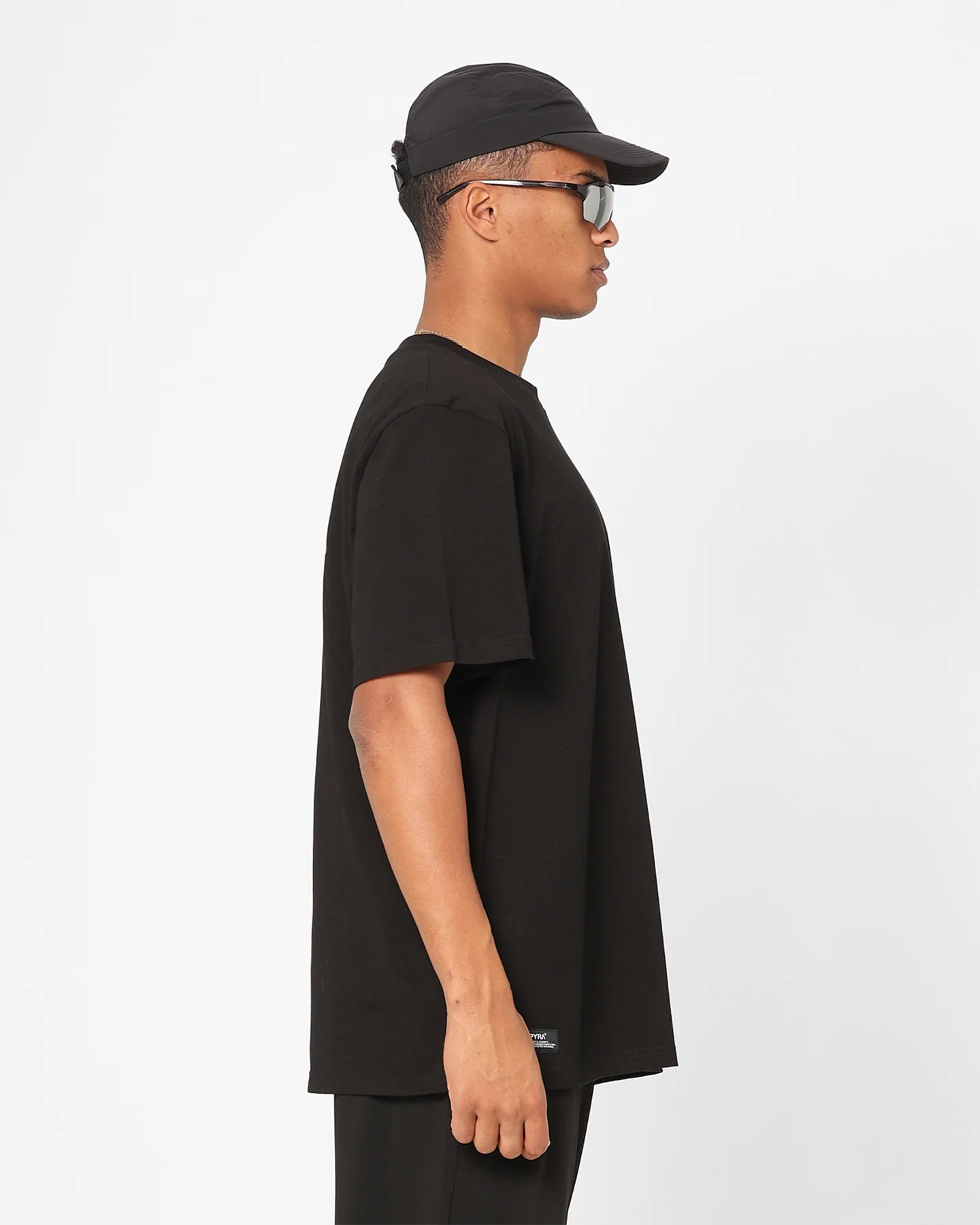 Pyra Marker Logo T-Shirt Black/White - Image 6