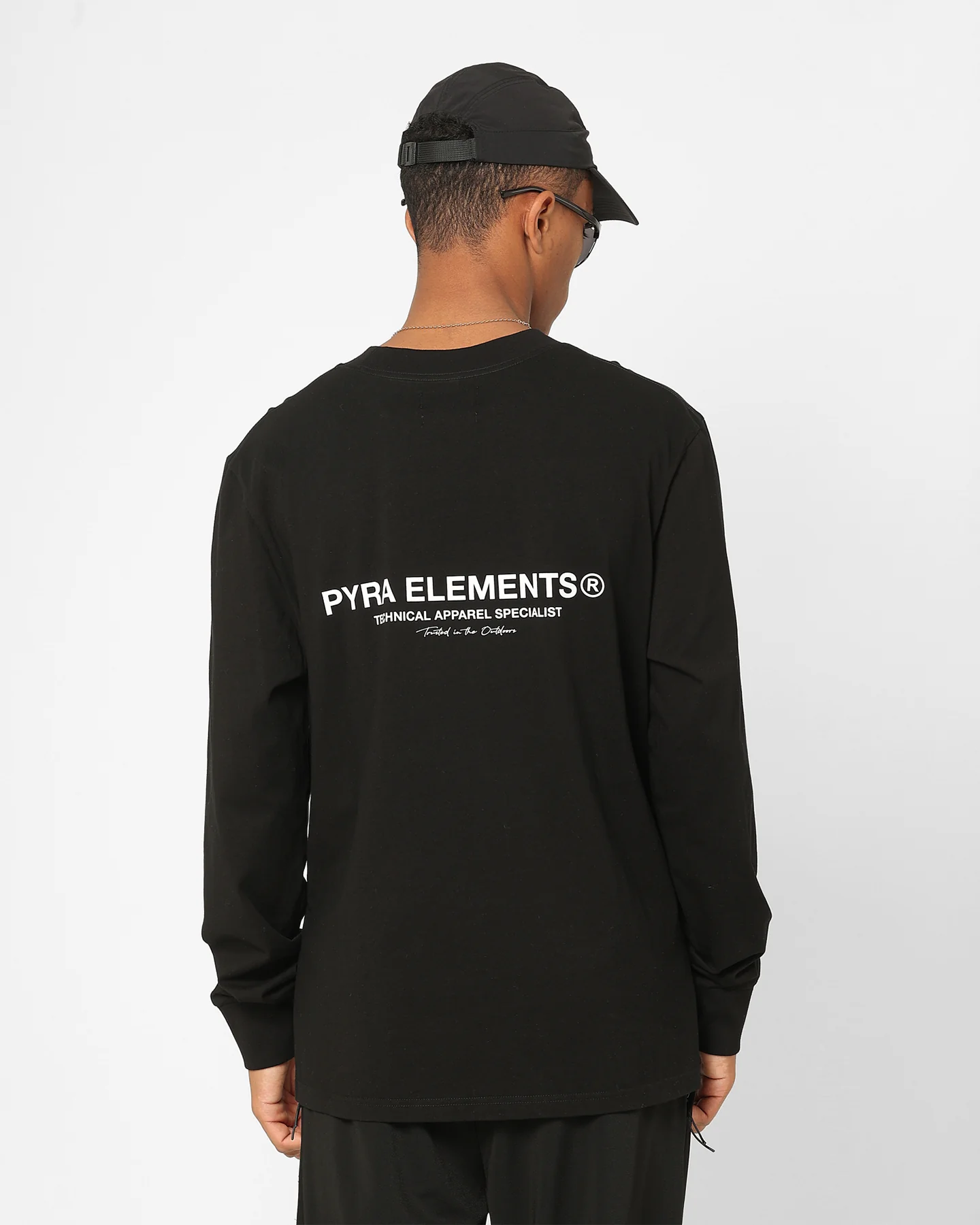 Pyra Markers Long Sleeve T-Shirt Black/White