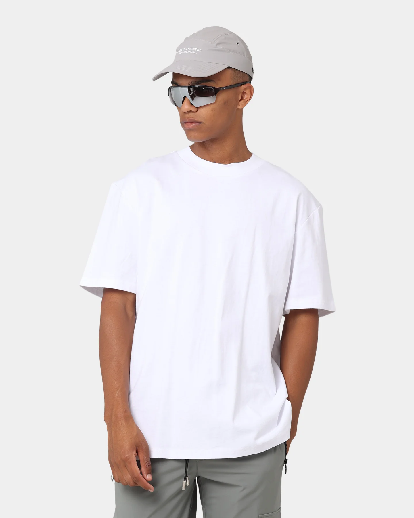 PYRA Micro Logo T-Shirt White/Black - Image 2