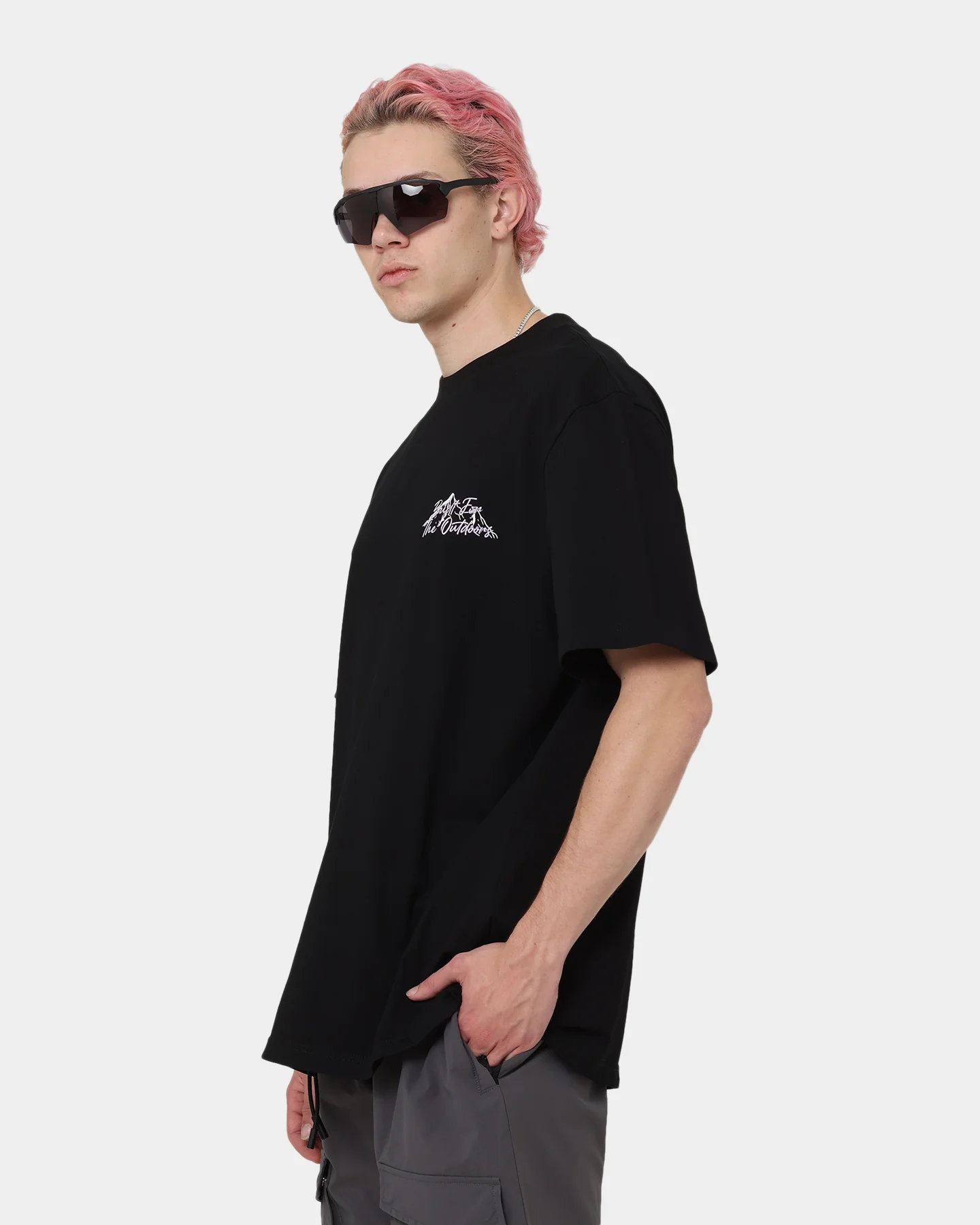 PYRA Mountain T-Shirt Black/White - Image 7