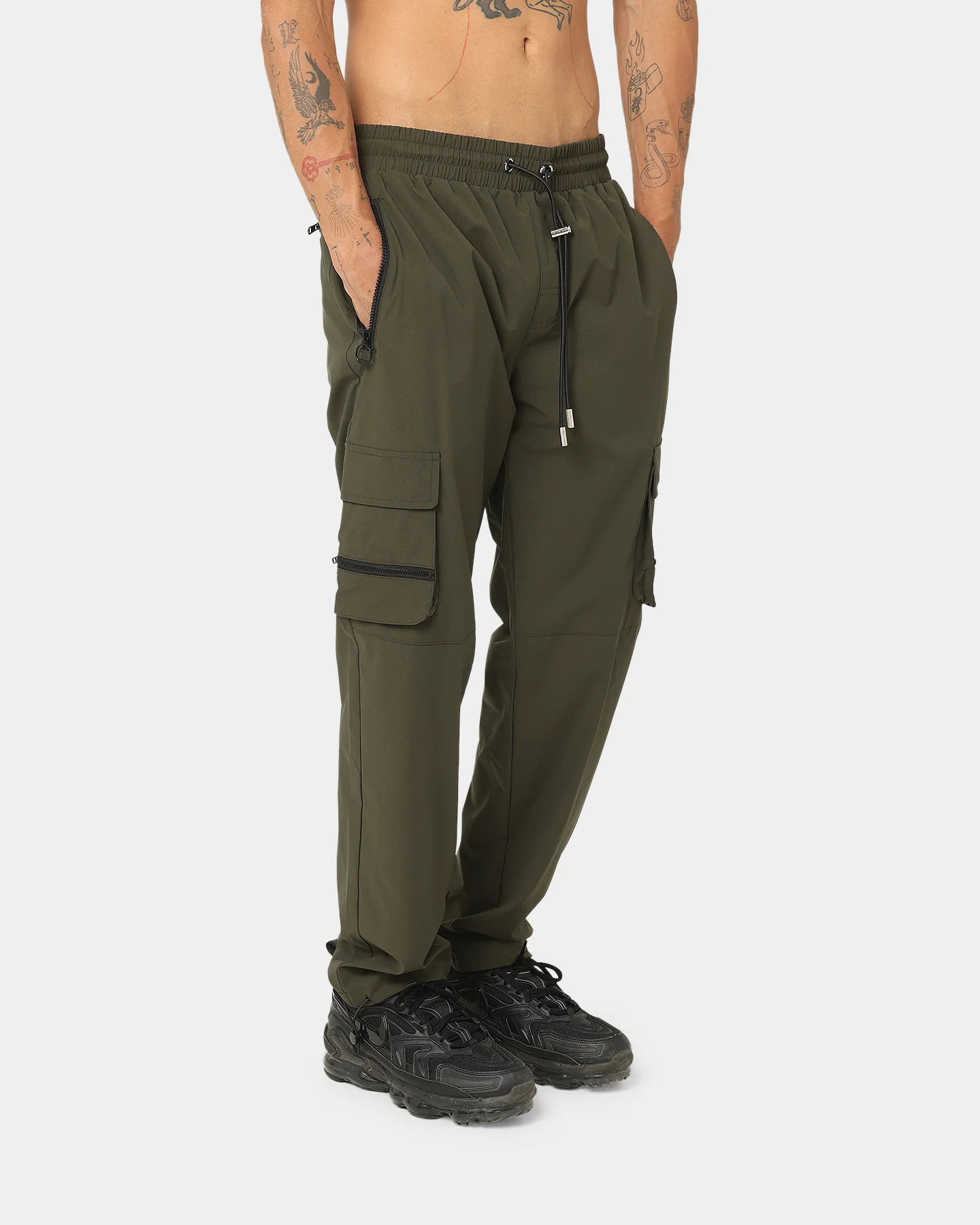 PYRA Nero Cargo Pants Olive - Image 5