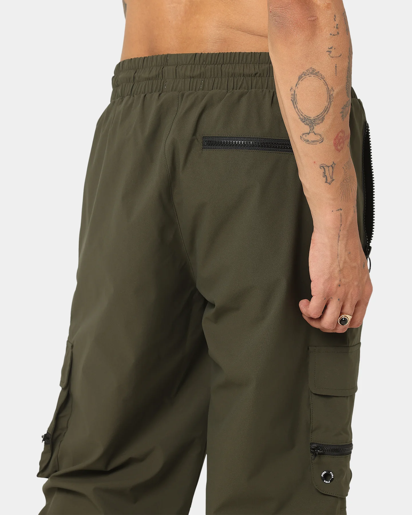 PYRA Nero Cargo Pants Olive - Image 8