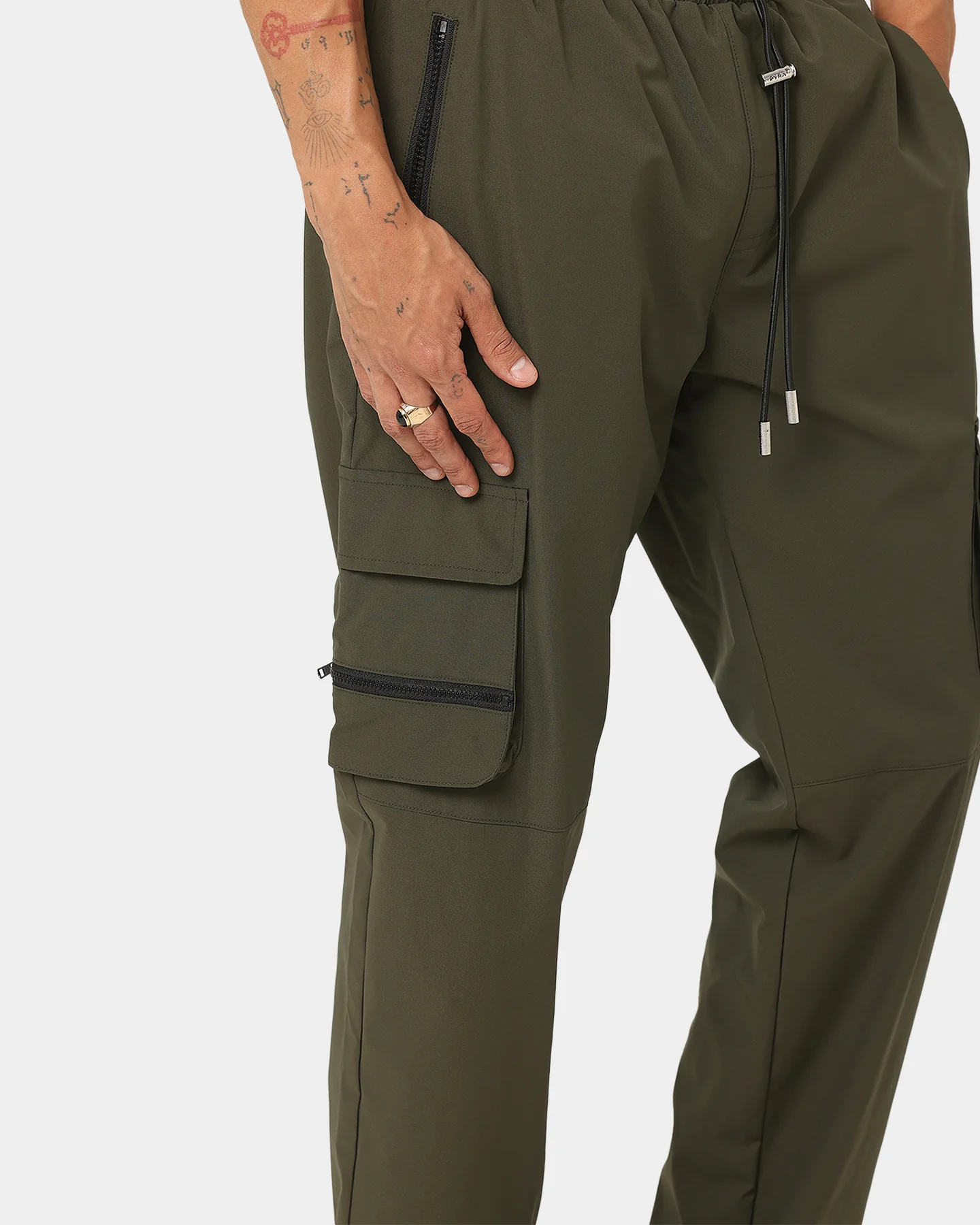 PYRA Nero Cargo Pants Olive - Image 9