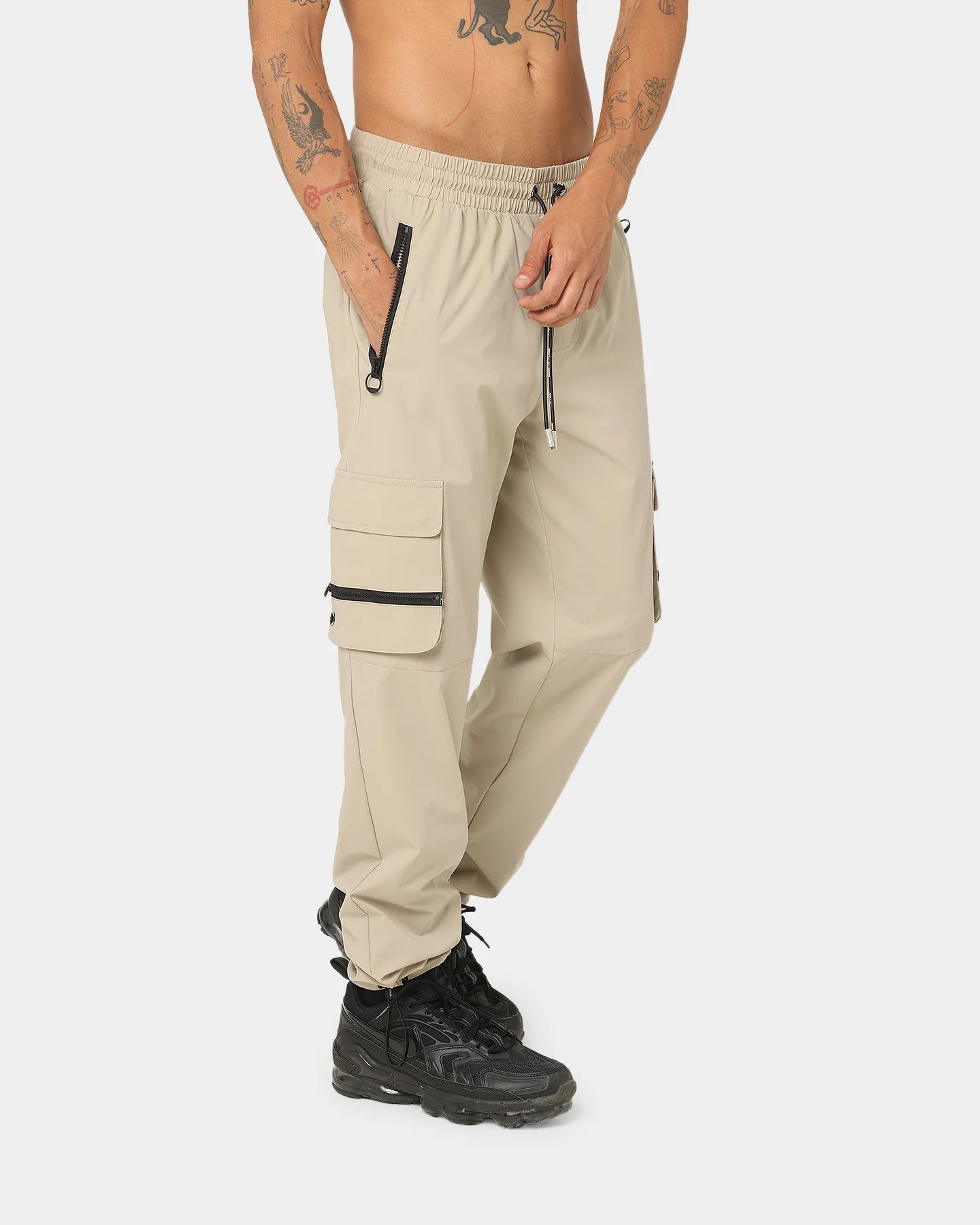 PYRA Nero Cargo Pants Sand - Image 5
