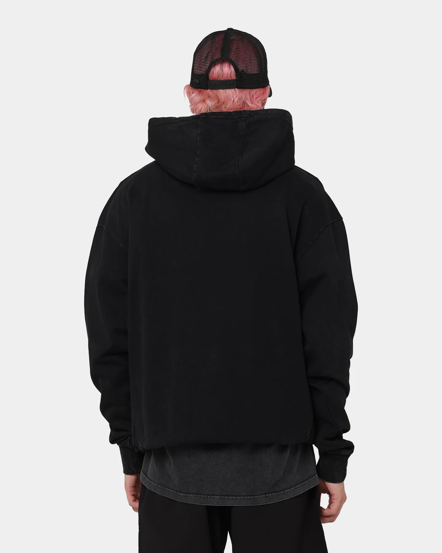 PYRA Old Town Vintage Hoodie Vintage Black - Image 4