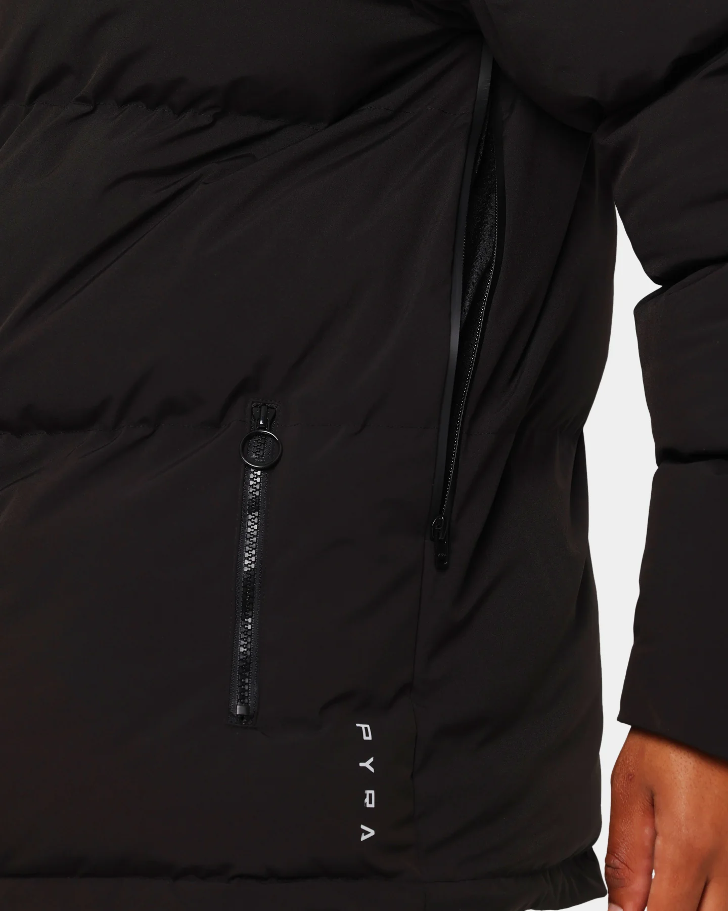 PYRA Alpine Puffa Jacket Black - Image 10
