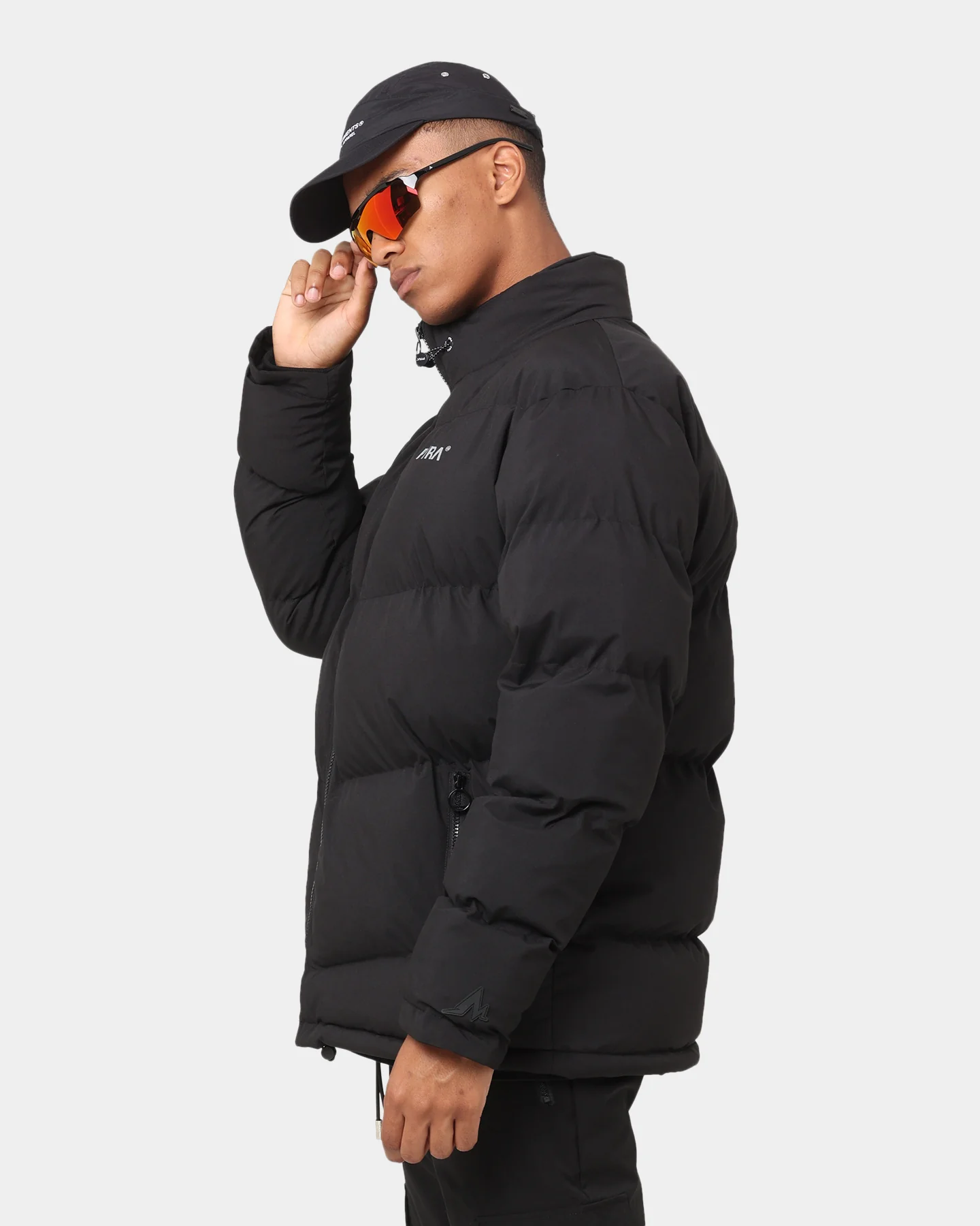 PYRA Padded Puffa Jacket Black - Image 7