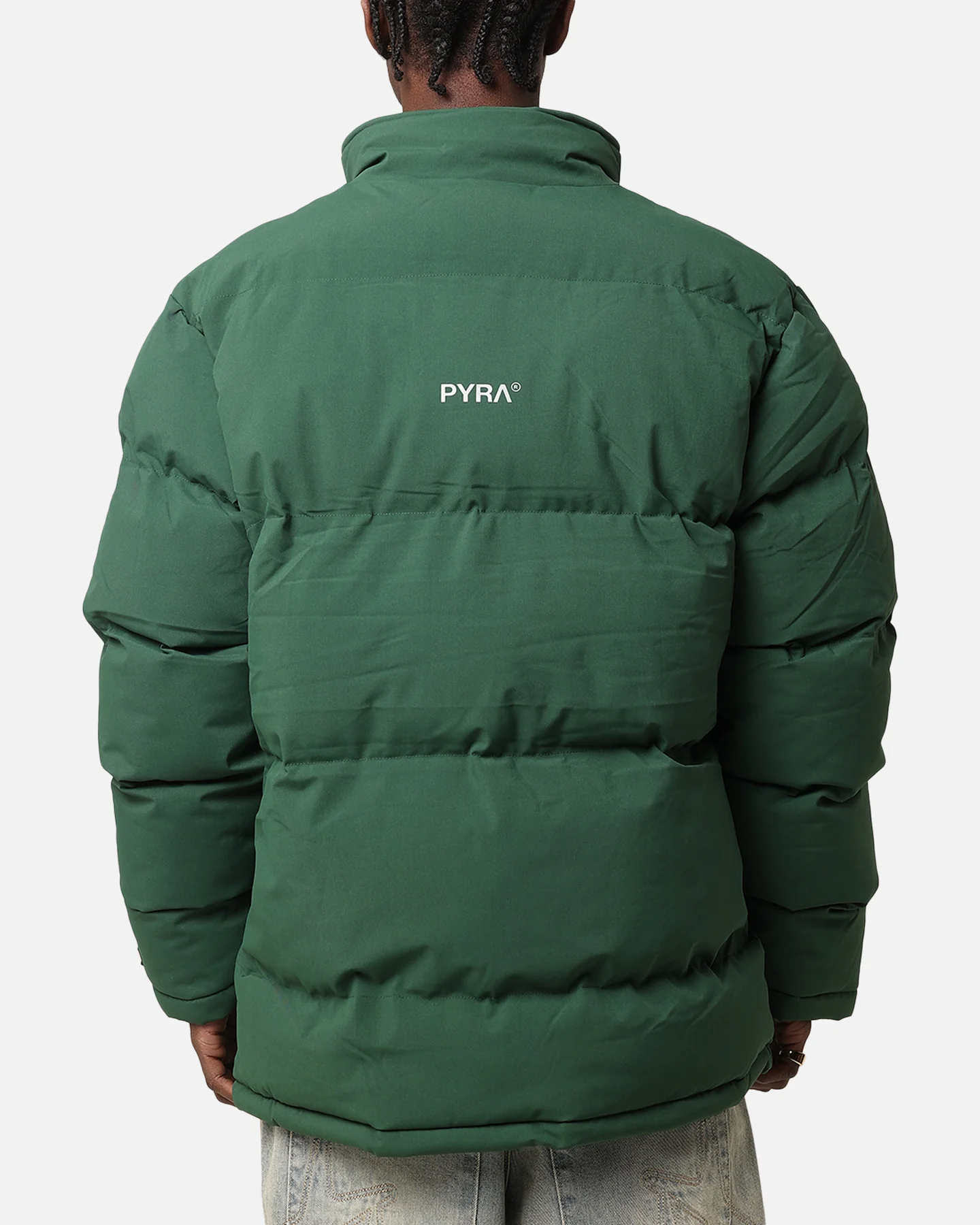 Pyra Padded Puffa Jacket Green - Image 2