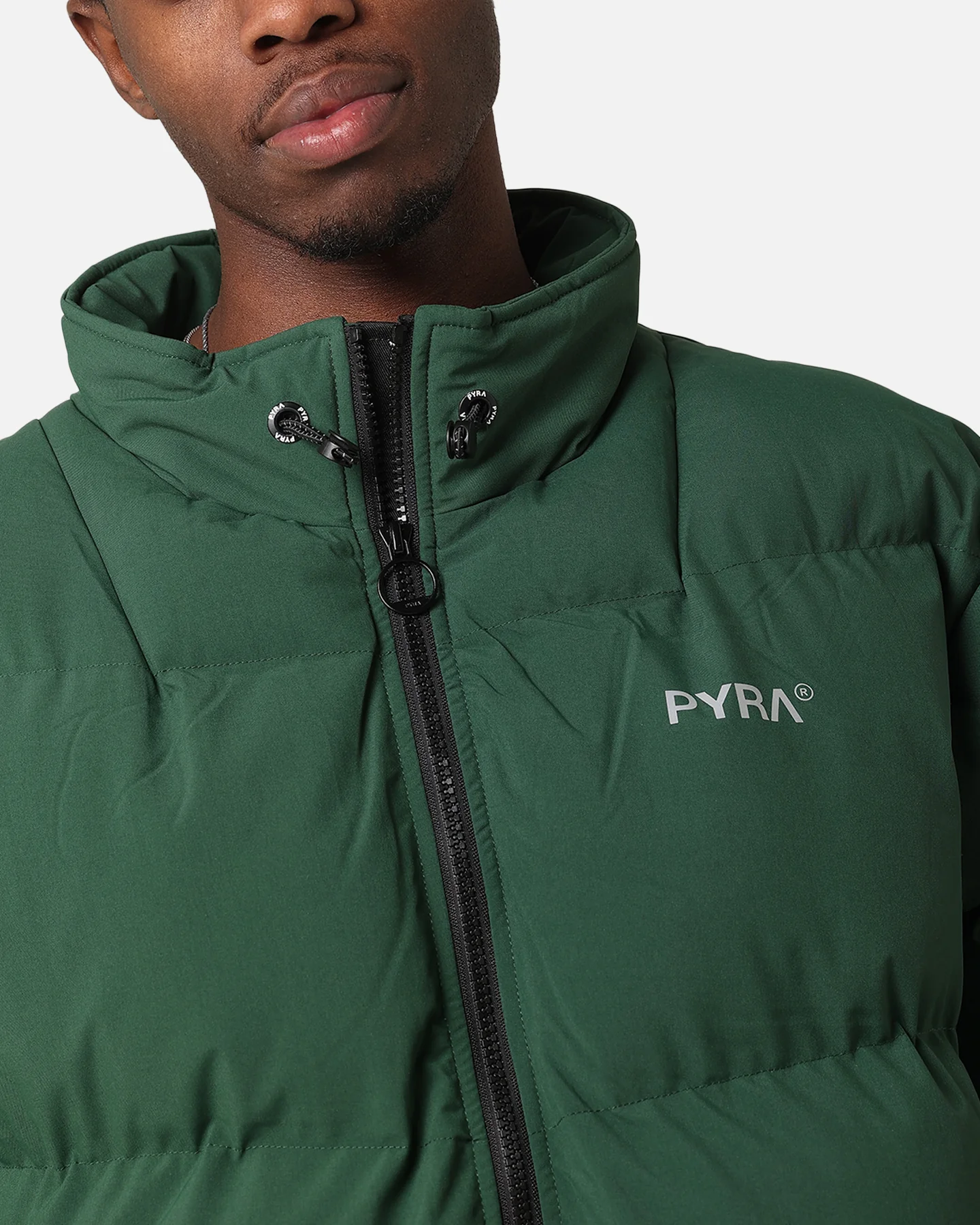 Pyra Padded Puffa Jacket Green - Image 8