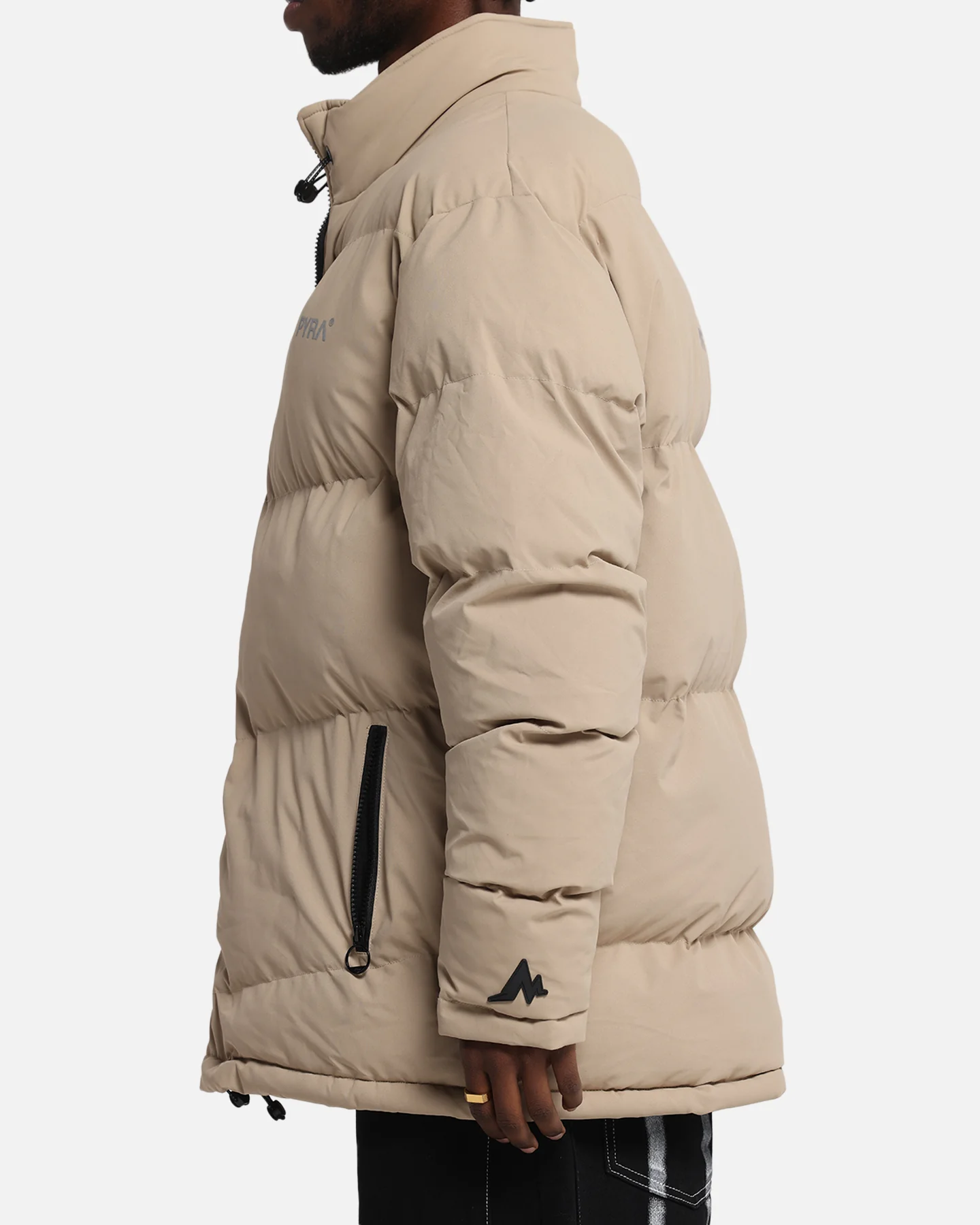 Pyra Padded Puffa Jacket Natural - Image 7