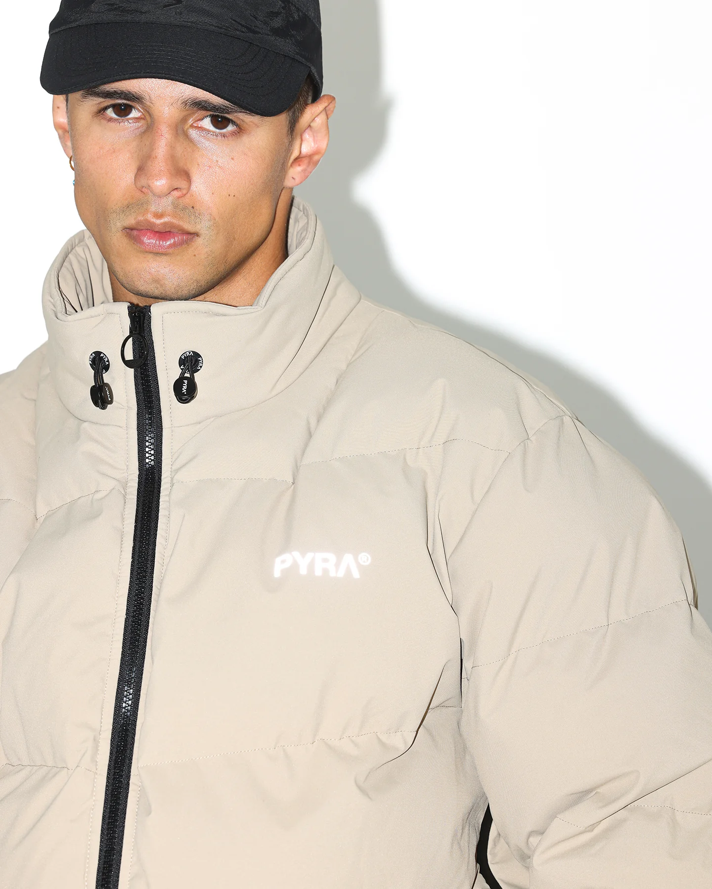 PYRA Padded Puffa Jacket Natural - Image 14