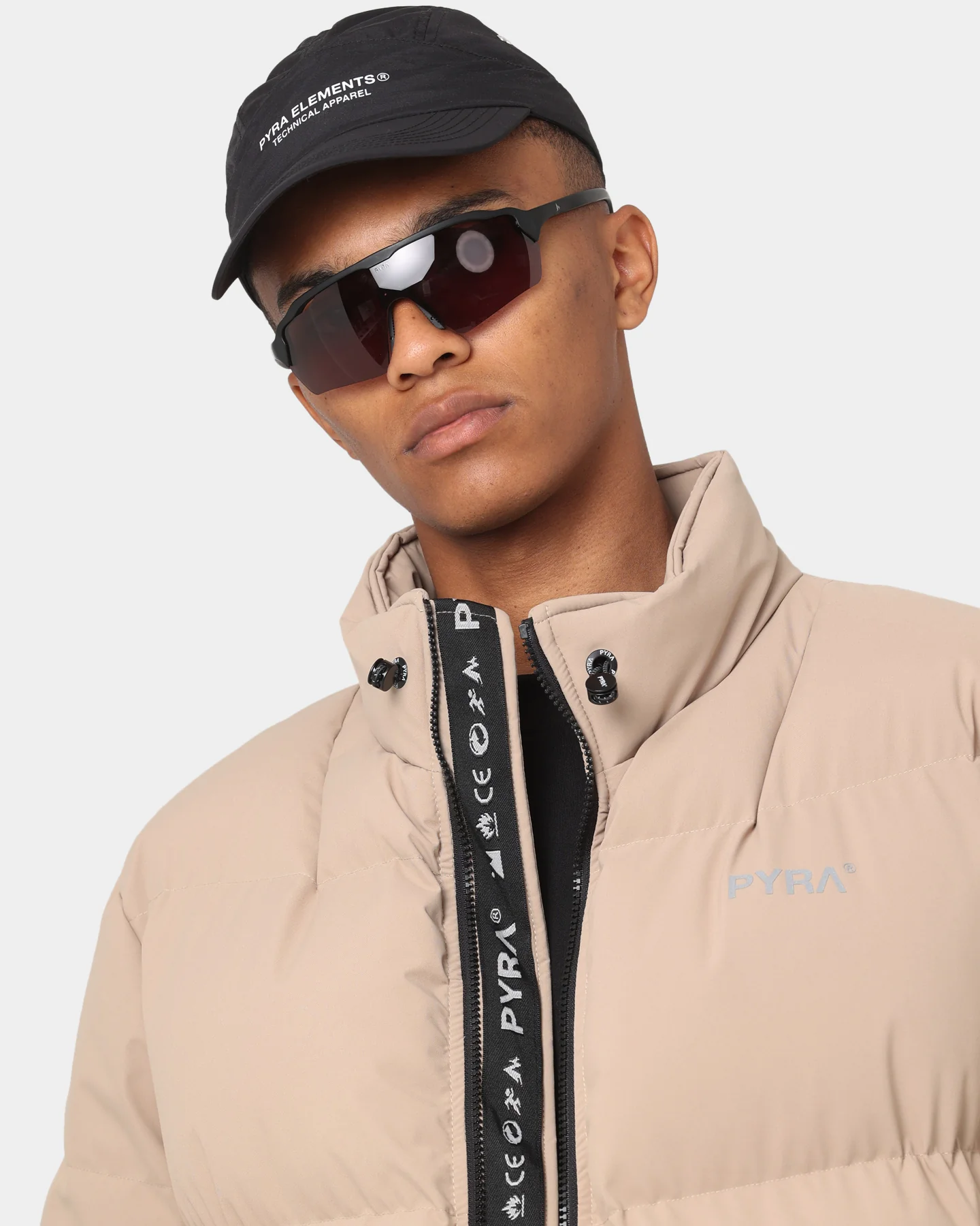 PYRA Padded Puffa Jacket Natural - Image 7