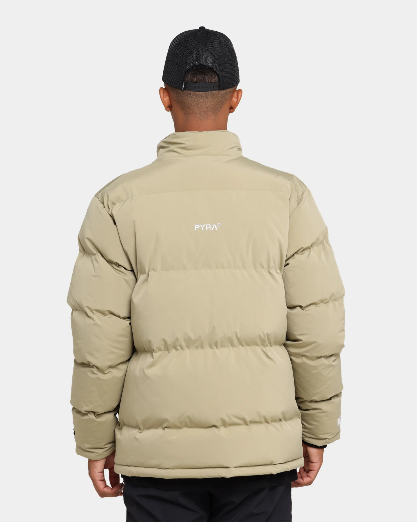 PYRA Padded Puffa Jacket Olive - Image 7