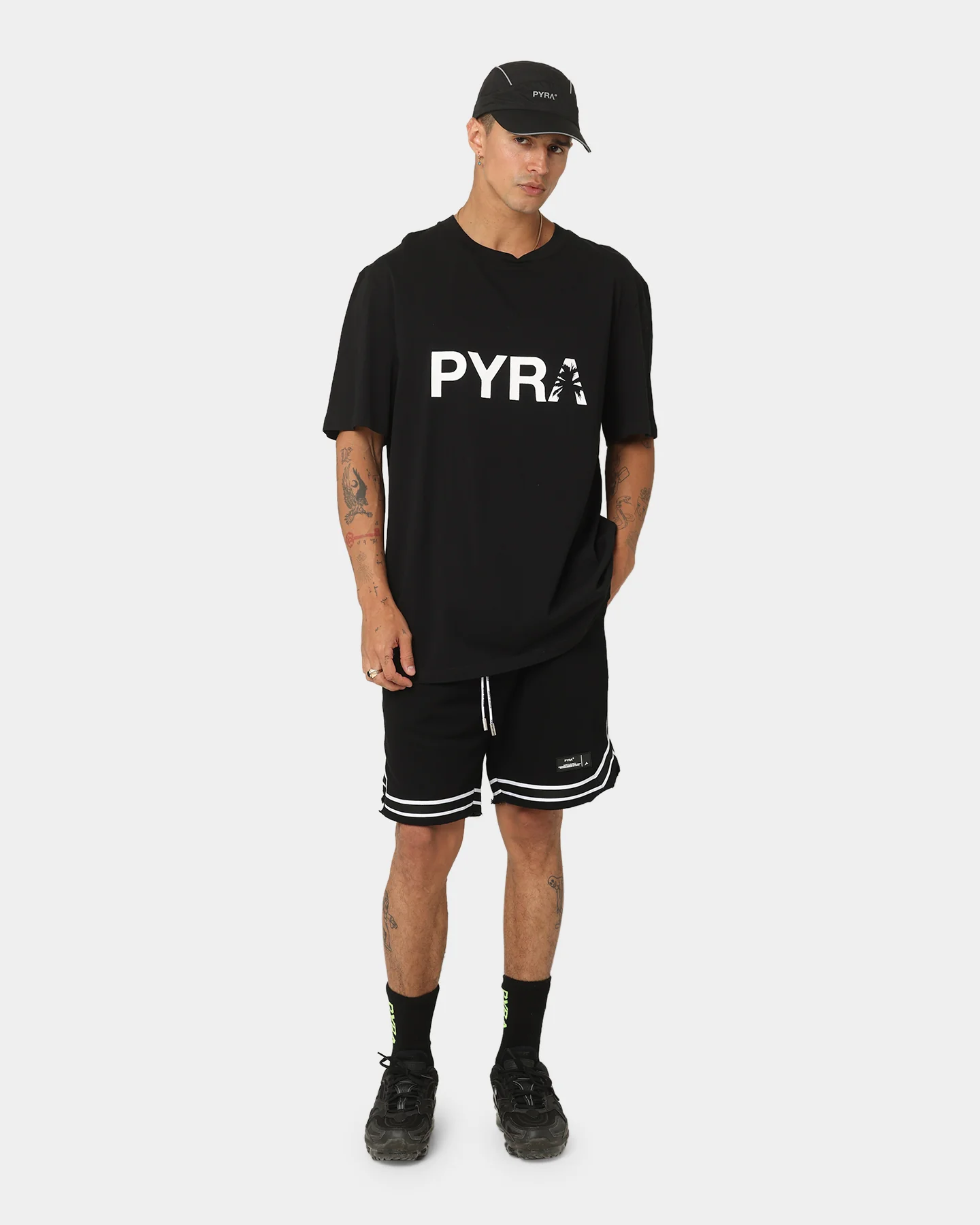 PYRA Palm Dreams T-Shirt Black - Image 3