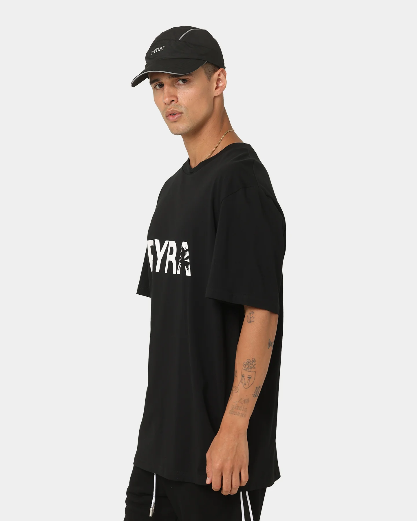 PYRA Palm Dreams T-Shirt Black - Image 7