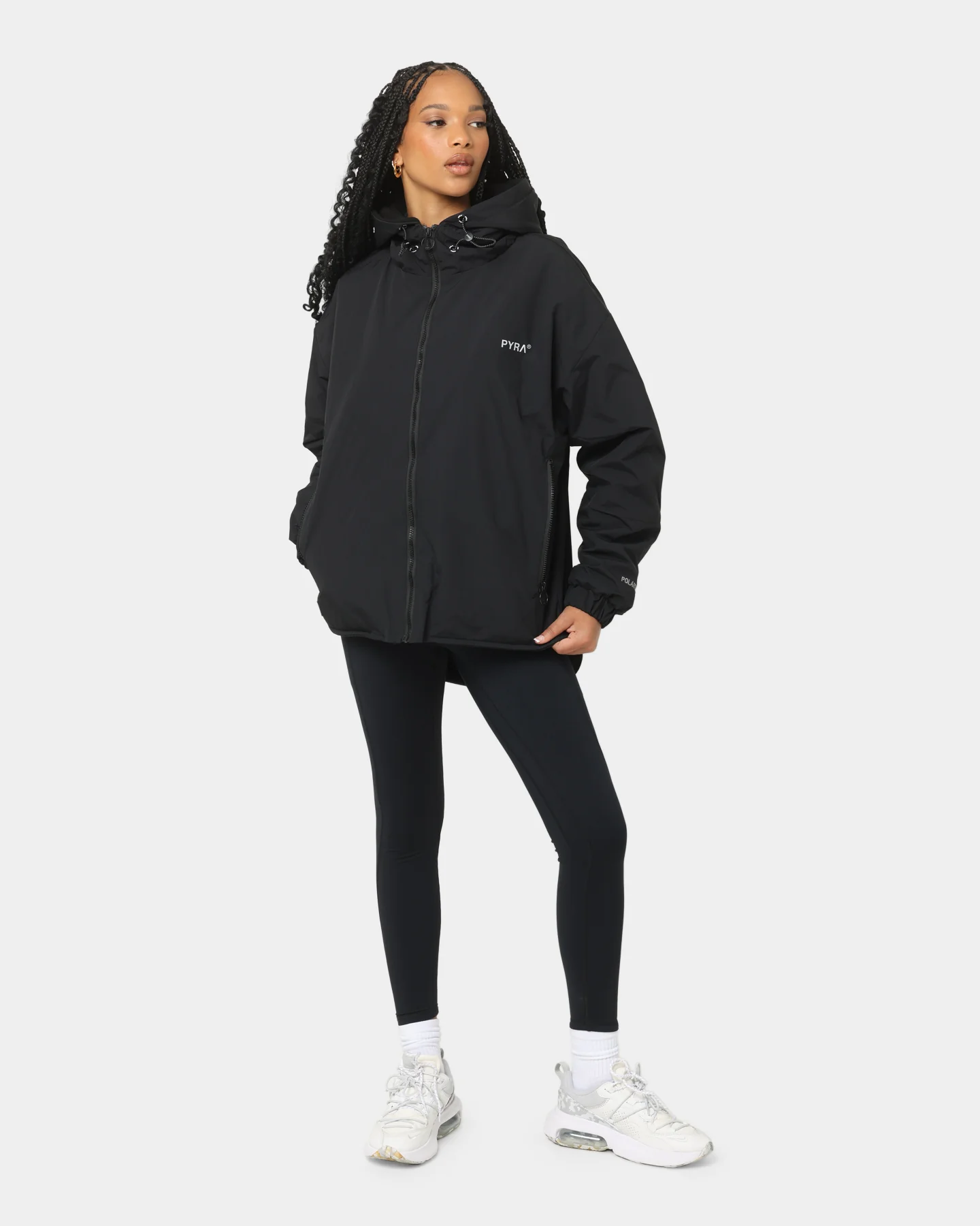 PYRA Women's Polartec Trail Jacket Black - Image 2