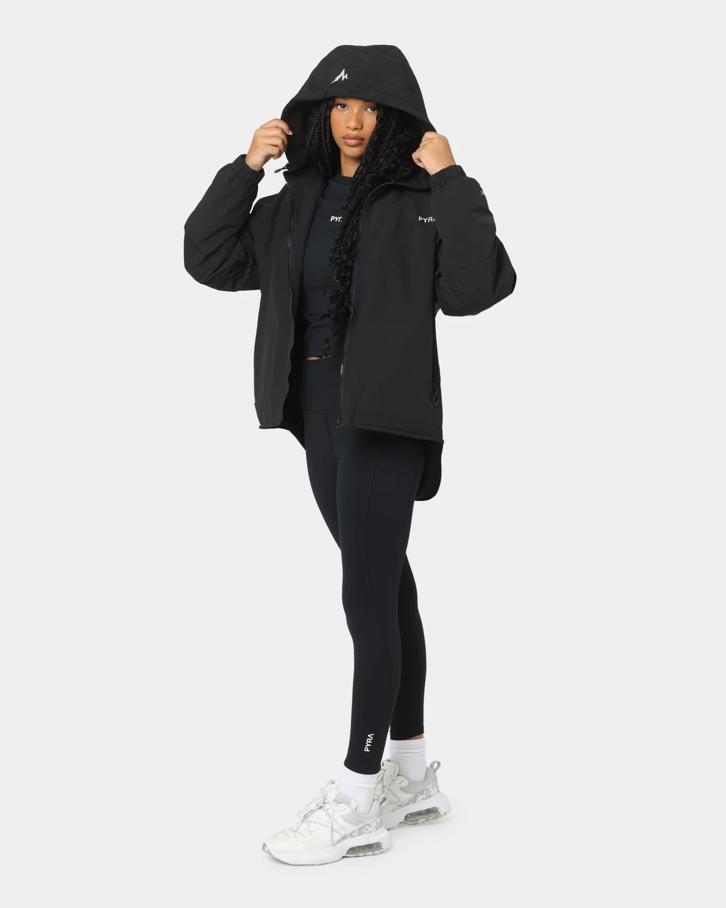 PYRA Women's Polartec Trail Jacket Black - Image 7