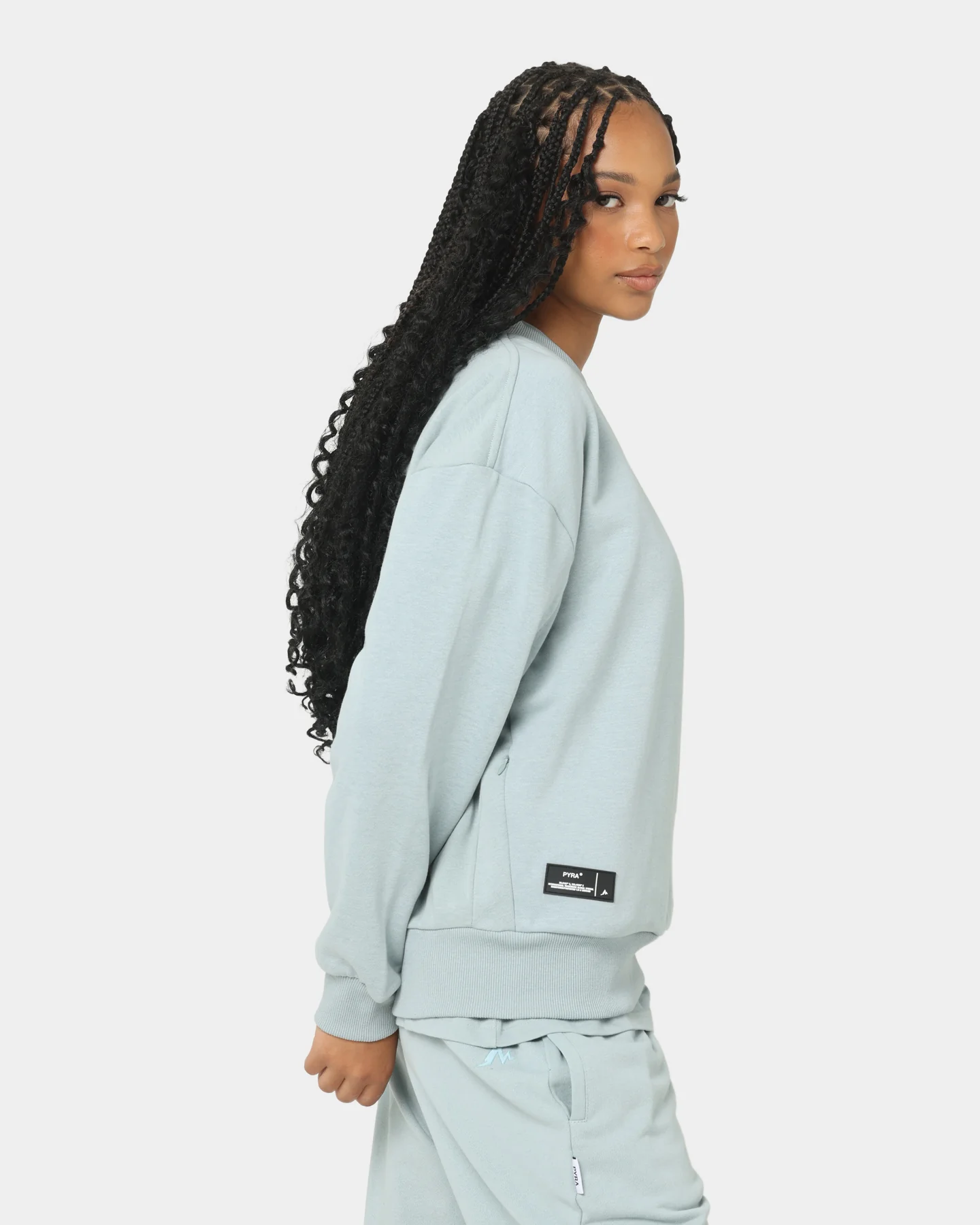 PYRA Women's Highline Sweater Grey Mist - Image 5