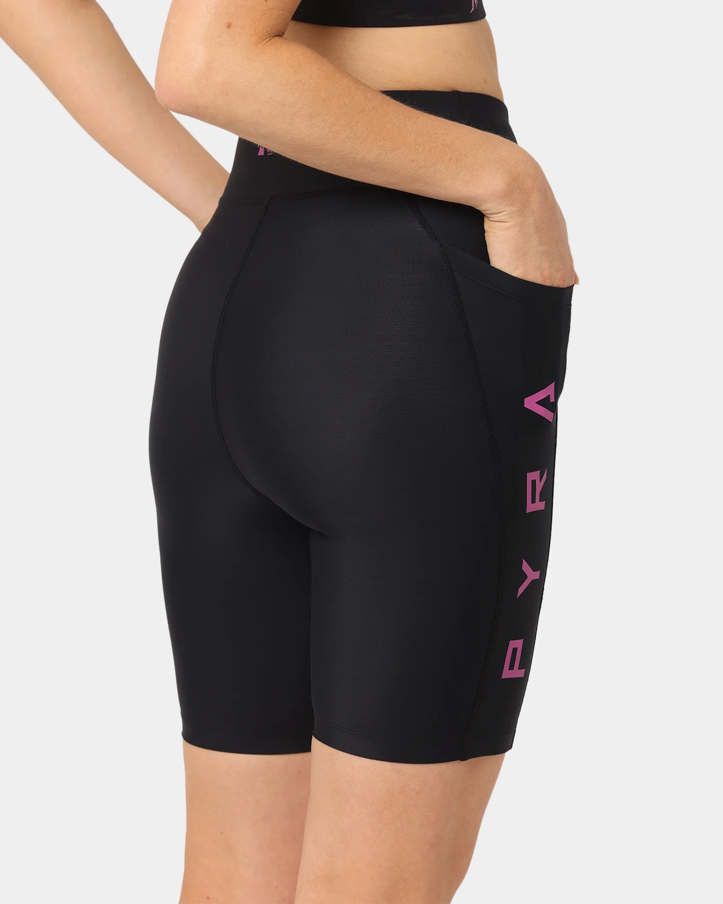 PYRA Women's Off Piste Bike Shorts Black - Image 7