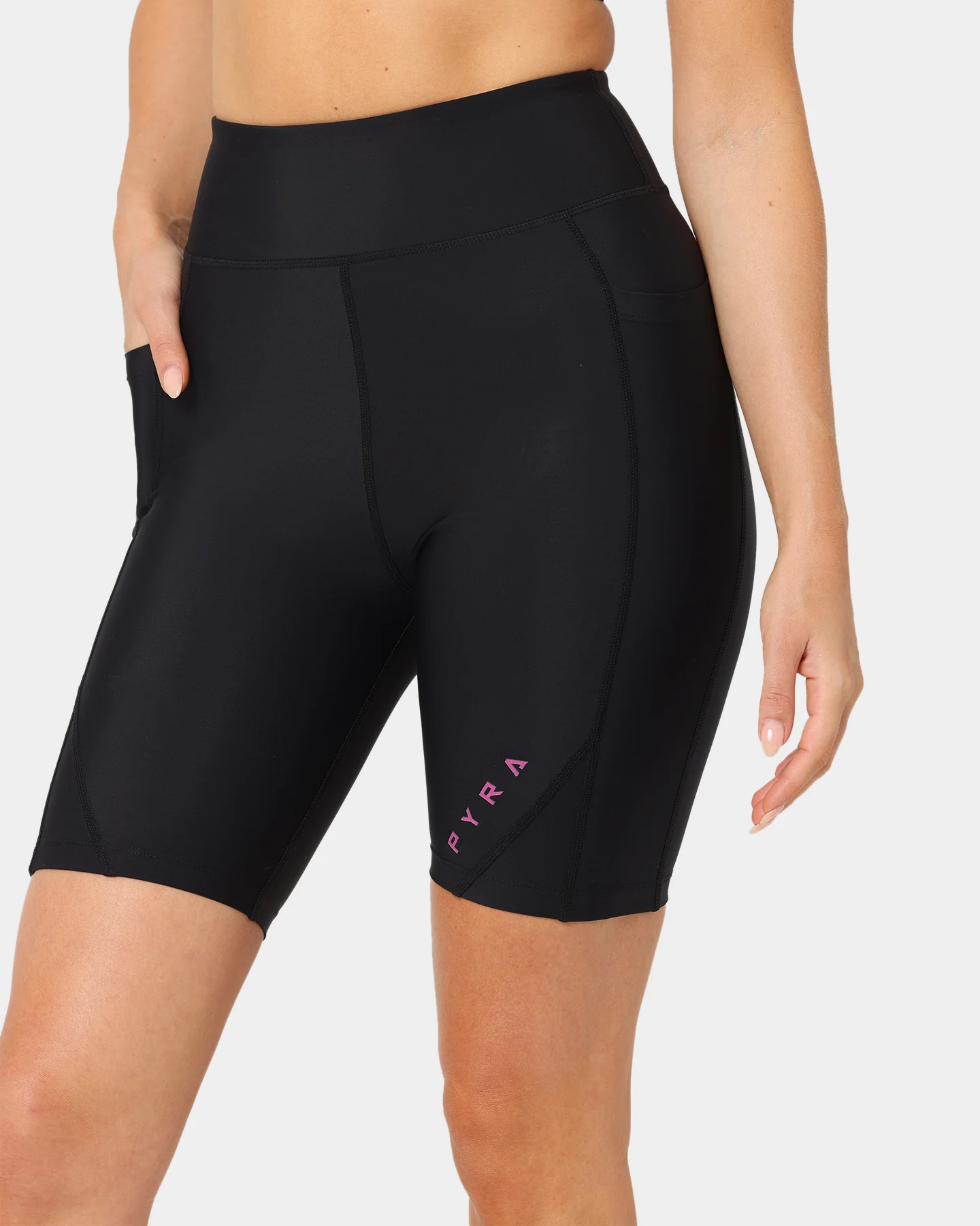 PYRA Women's Off Piste Bike Shorts Black - Image 8