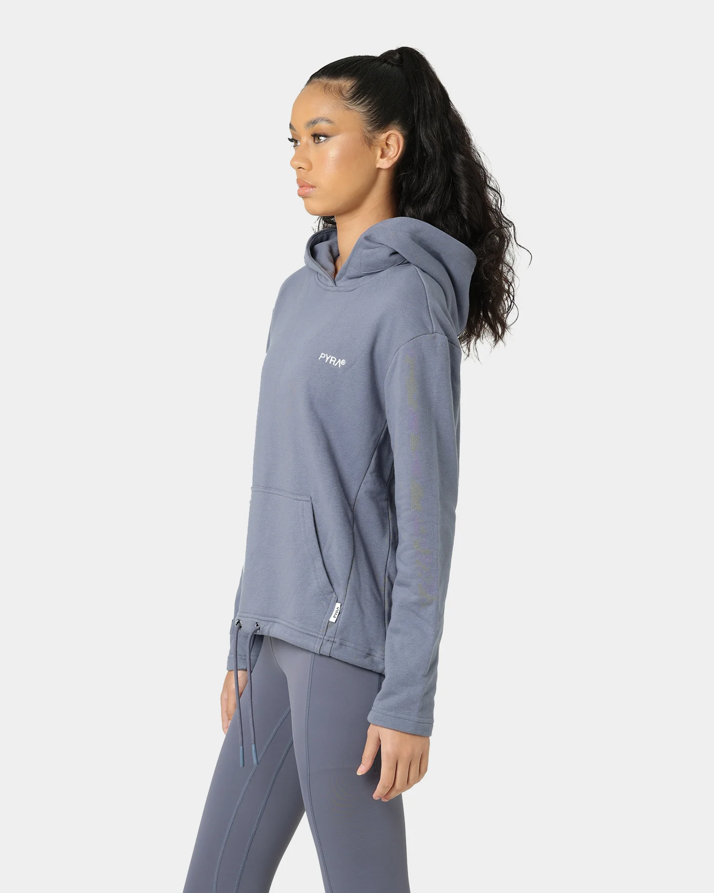 Pyra Women's Oversized Team Hoodie Vintage Indigo - Image 6