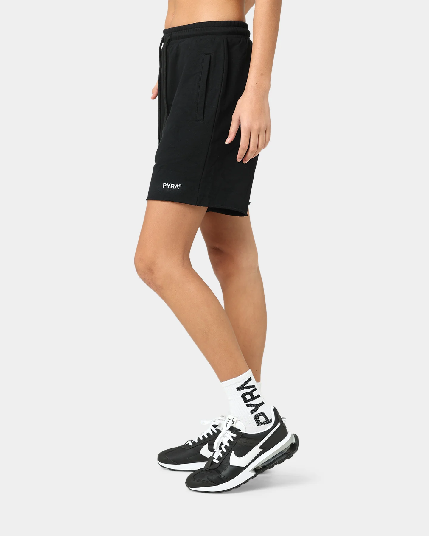 PYRA Women's Tahoe Fleece Shorts Black - Image 6
