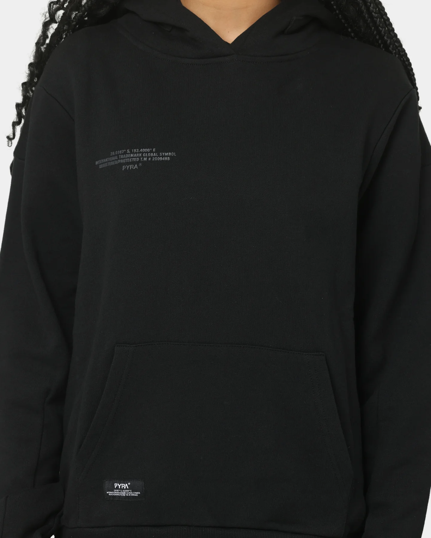 PYRA Women's TM Standard Hoodie Black - Image 3
