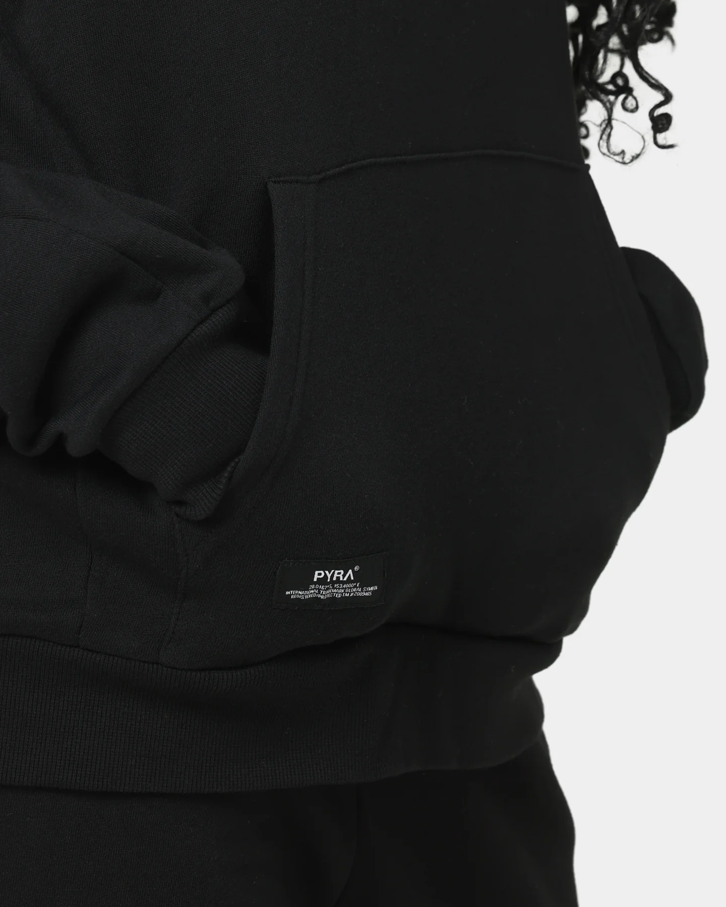PYRA Women's TM Standard Hoodie Black - Image 7