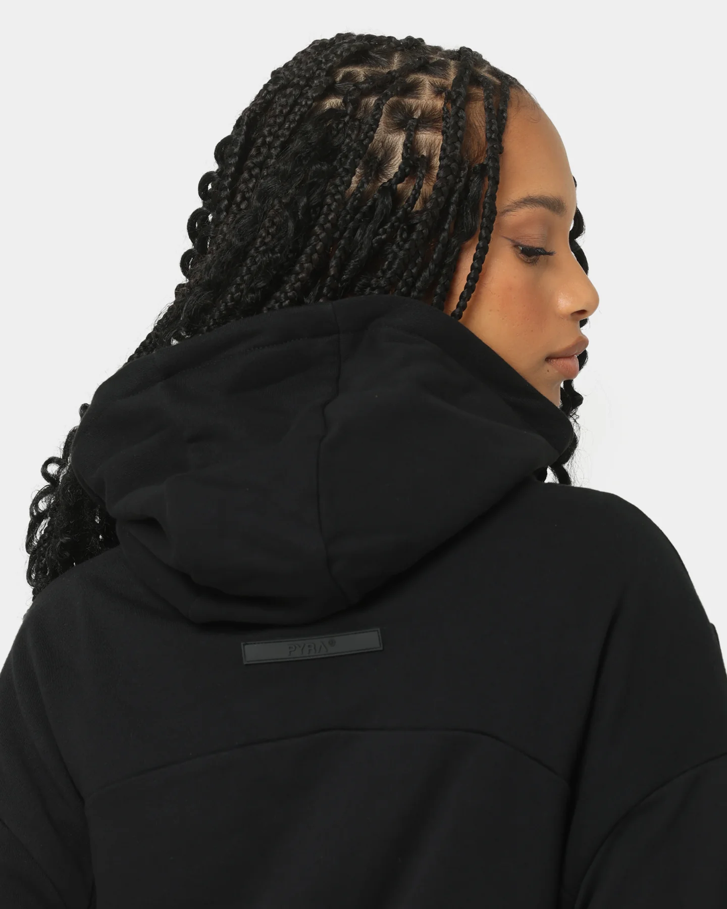 PYRA Women's TM Standard Hoodie Black - Image 8