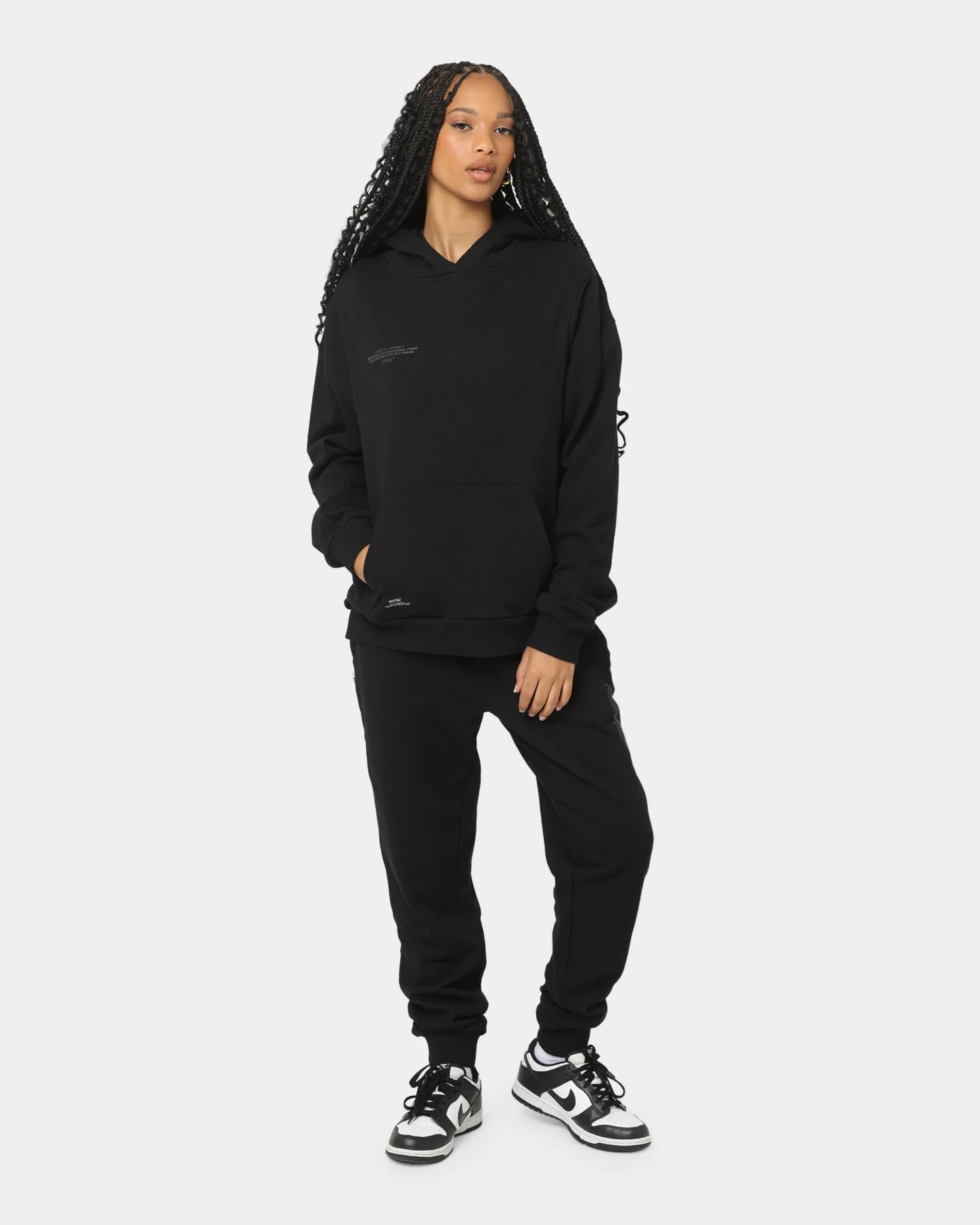 PYRA Women's TM Standard Hoodie Black - Image 9