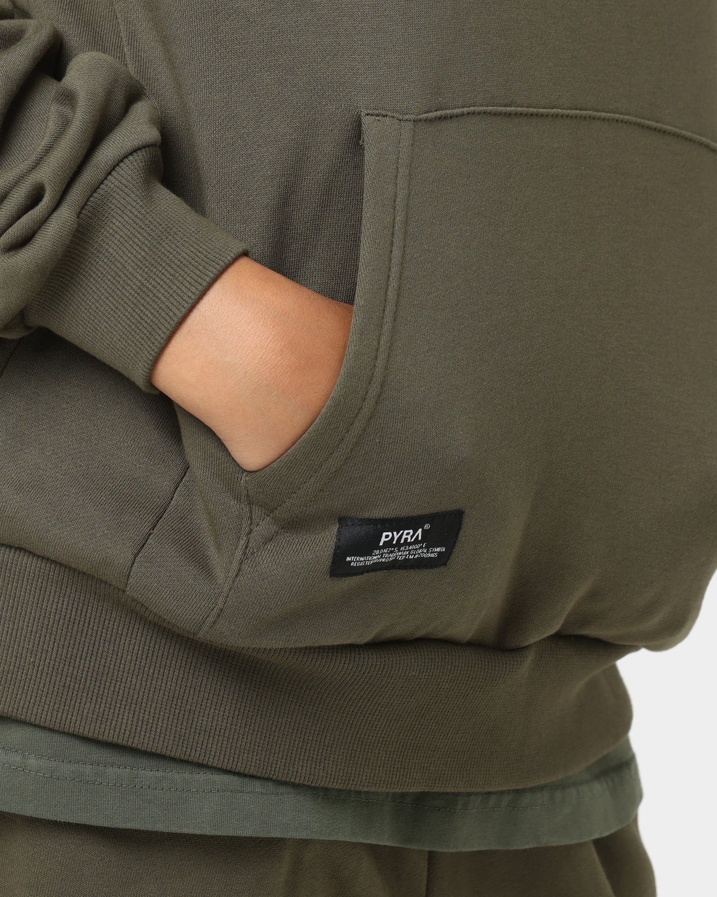 PYRA Women's TM Standard Hoodie Dark Olive - Image 8