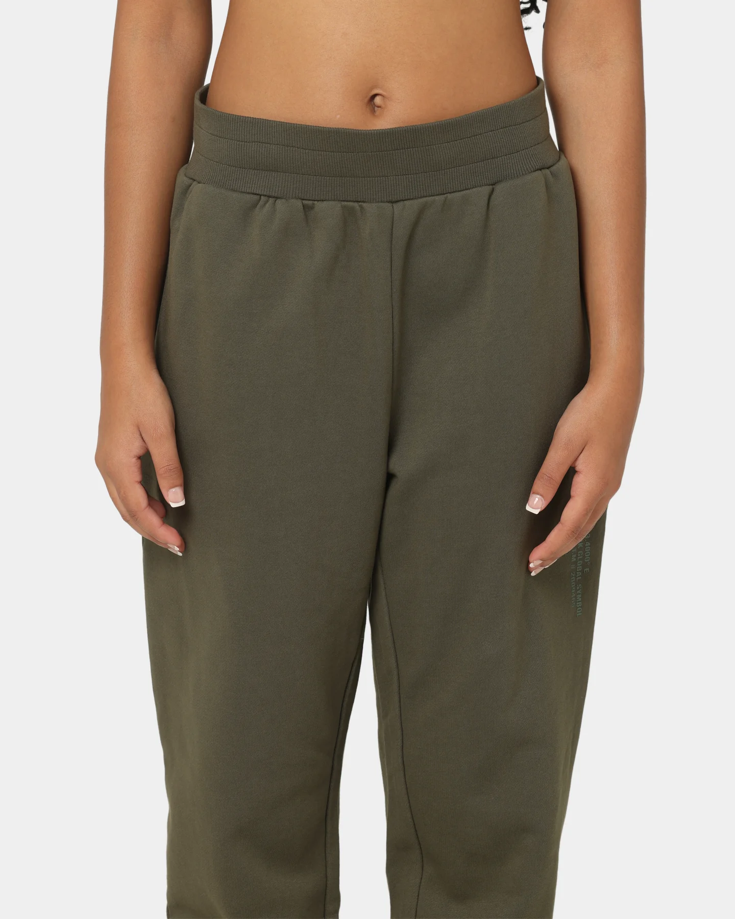PYRA Women's TM Standard Track Pants Dark Olive - Image 3