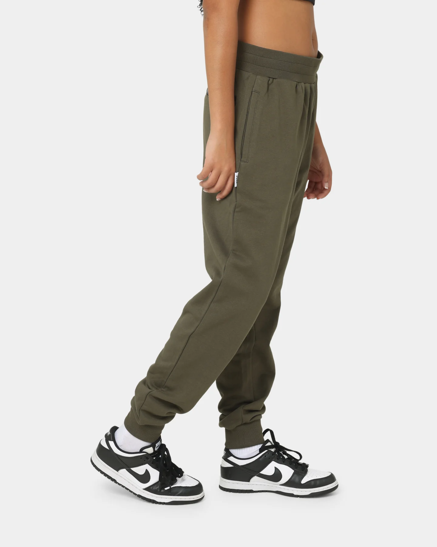 PYRA Women's TM Standard Track Pants Dark Olive - Image 5
