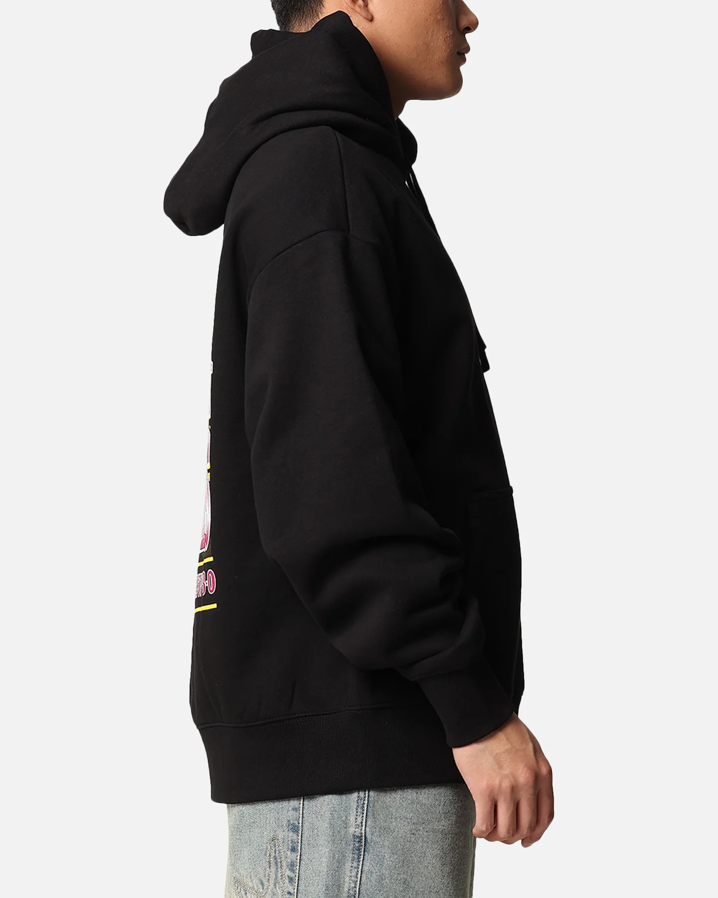 Queensland Ruby League State Of Origin 1995 Winners Hoodie Faded Black - Image 5