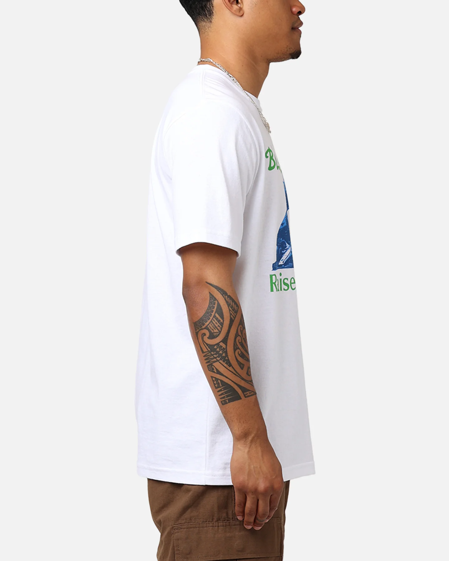 Raised By Wolves Welcome T-Shirt White - Image 4