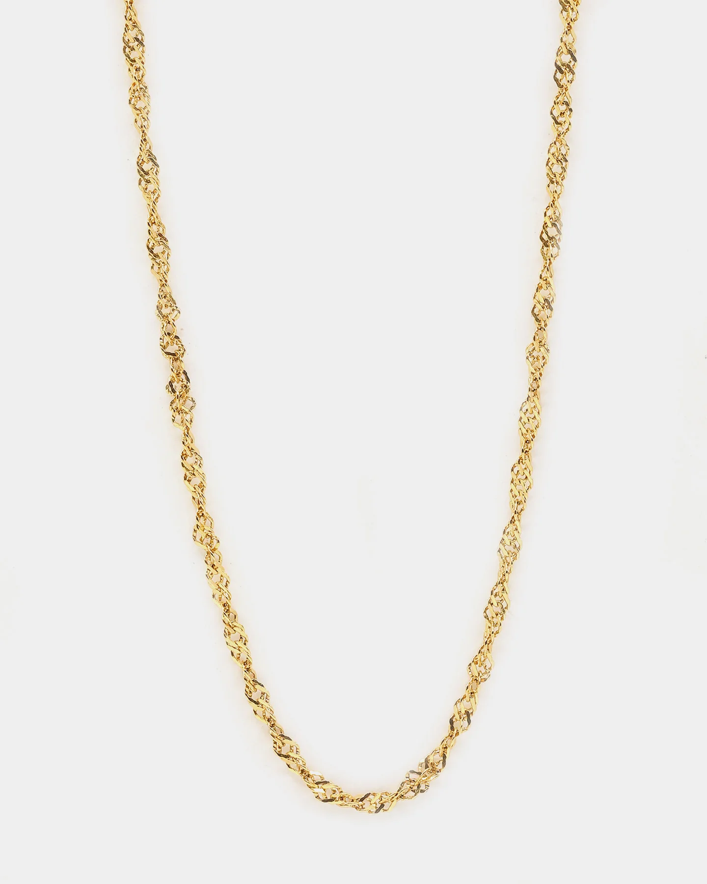 Raising Hell Women's Customisable Twist Necklace Gold - Image 2