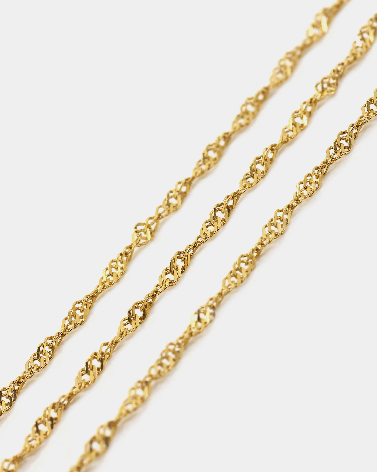 Raising Hell Women's Customisable Twist Necklace Gold - Image 5